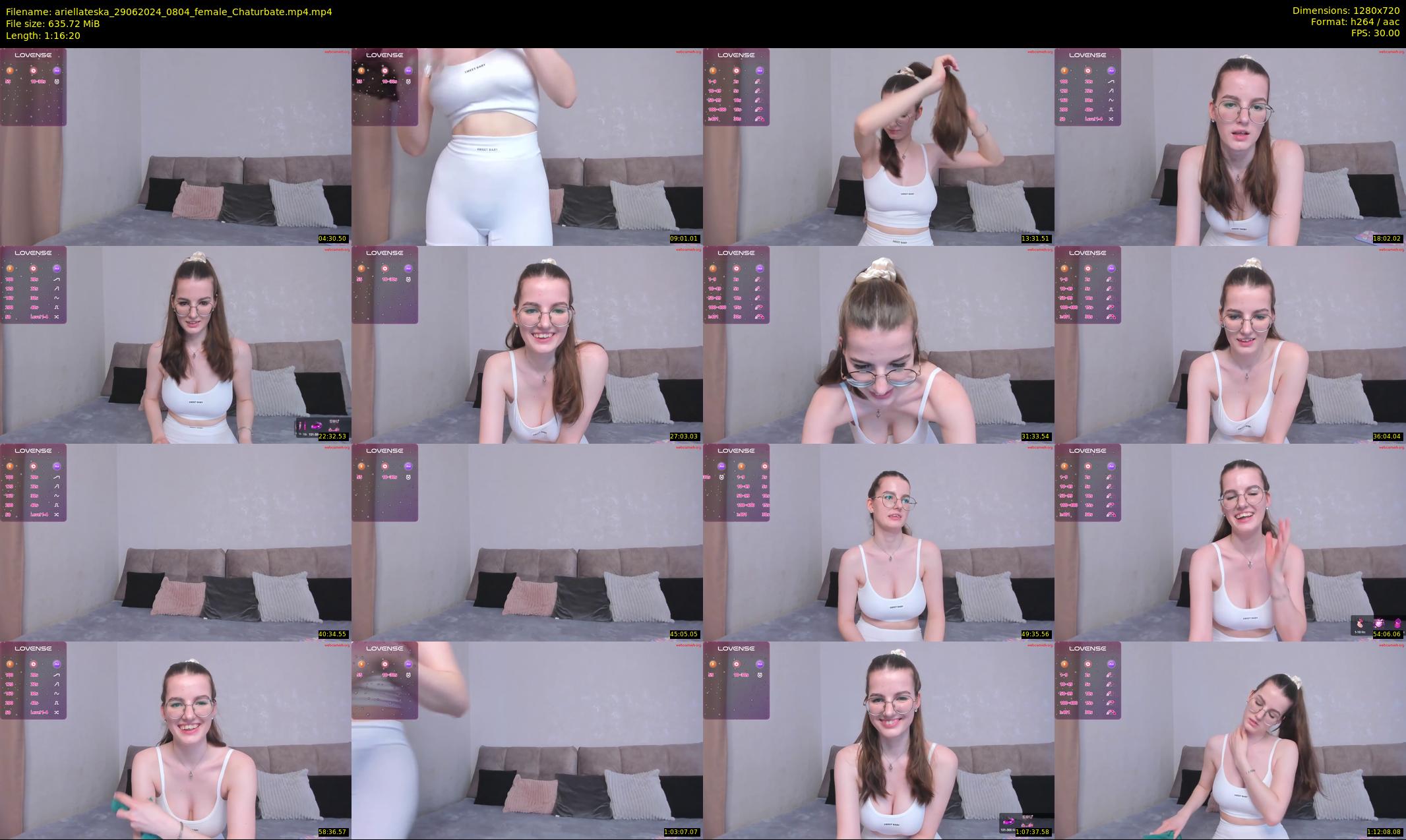 ariellateska — 77 minute Chaturbate female cam show recording, 720p, Jun 29, 2024