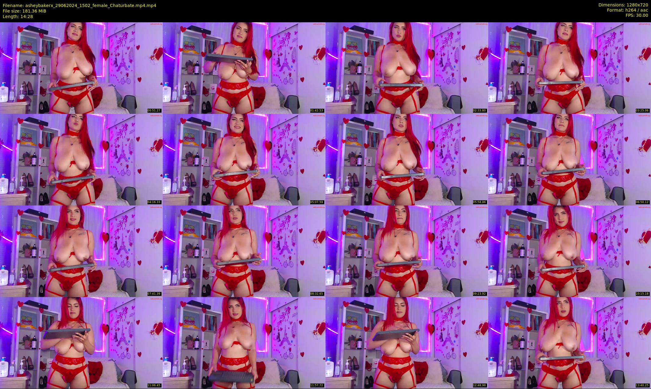 asheybakerx — 15 minute Chaturbate female cam show recording, 720p, Jun 29, 2024