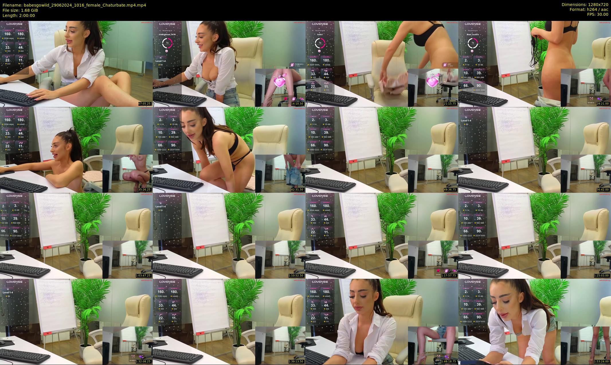 babesgowild — 120 minute Chaturbate couple cam show recording, 720p, Jun 29, 2024