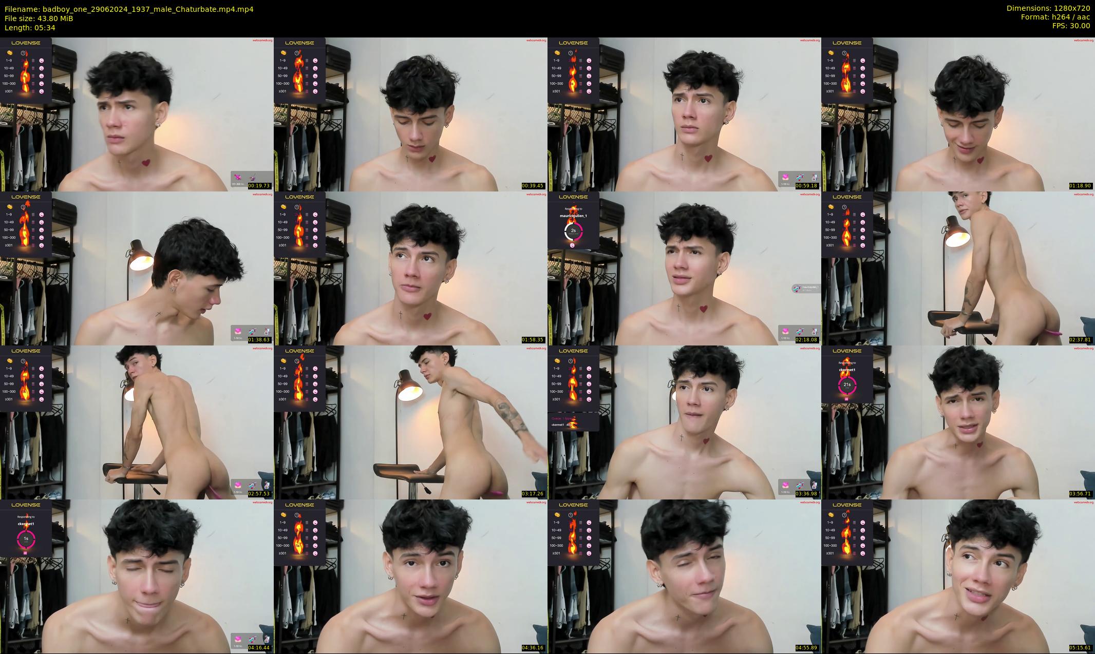 badboy_one — 6 minute Chaturbate male cam show recording, 720p, Jun 29, 2024