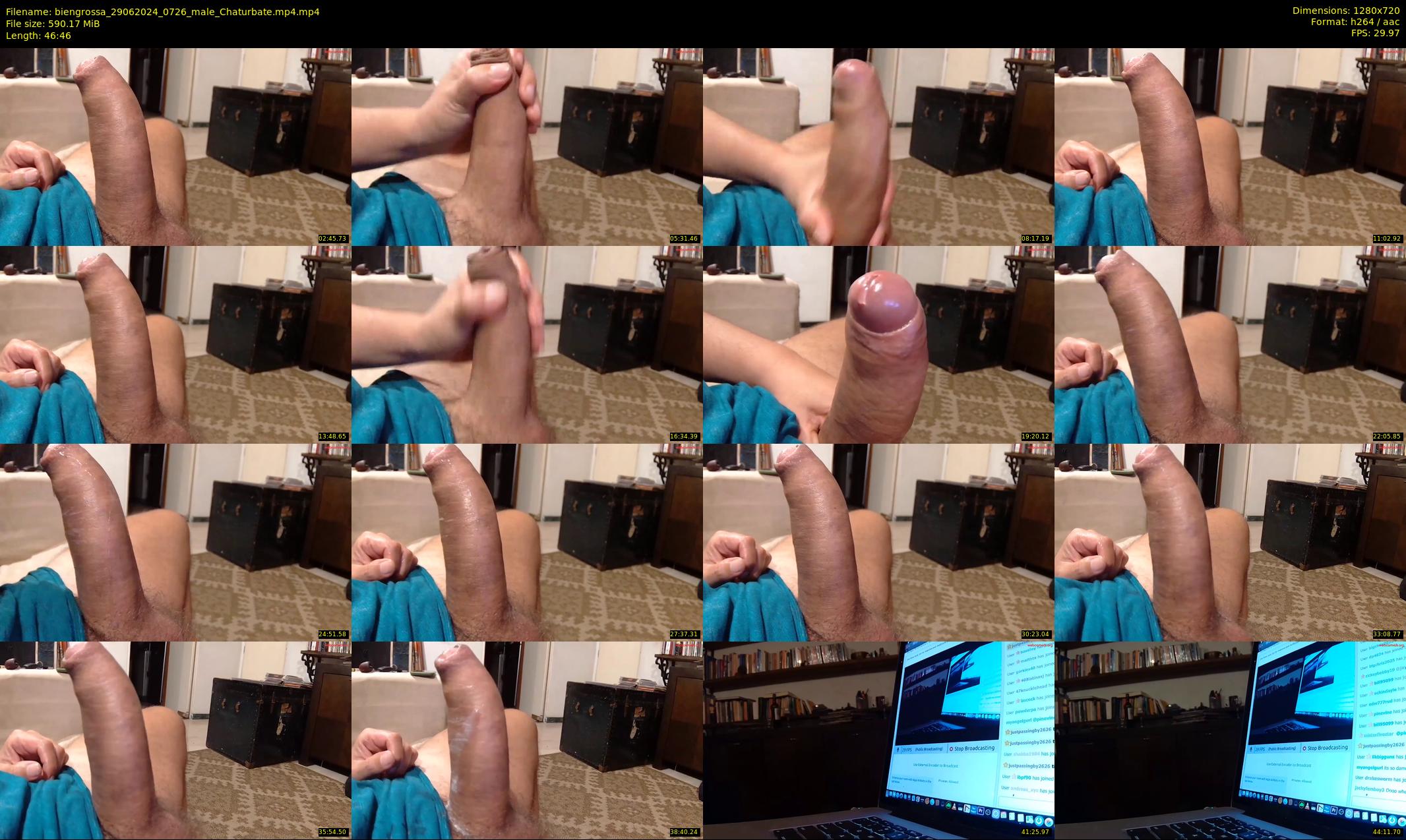 biengrossa — 47 minute Chaturbate male cam show recording, 720p, Jun 29, 2024