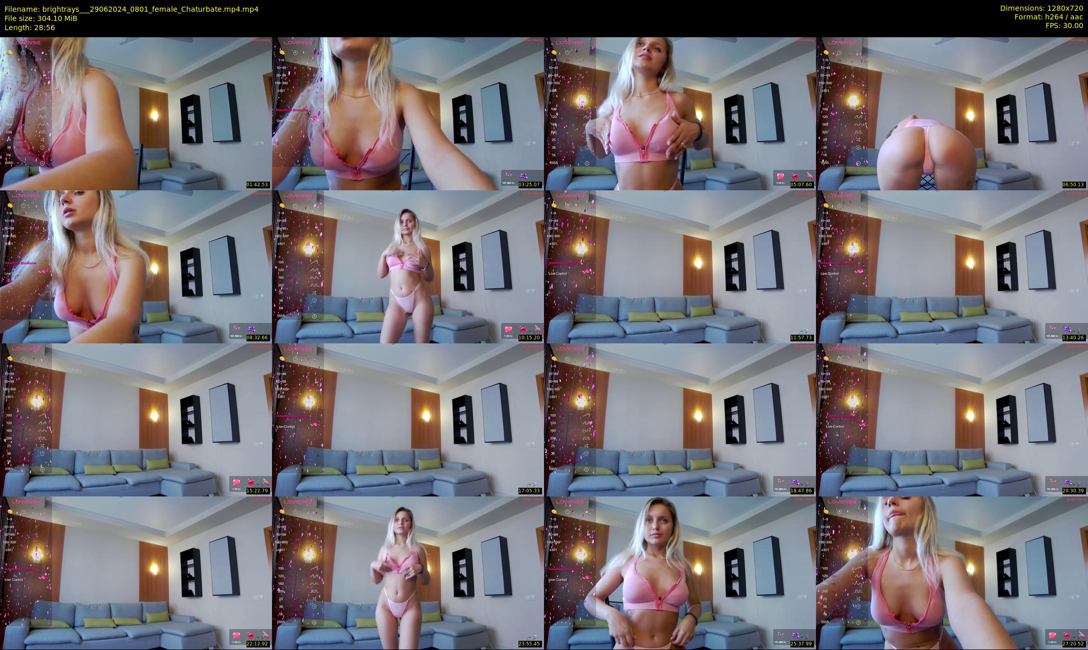brightrays__ — 29 minute Chaturbate female cam show recording, 720p, Jun 29, 2024