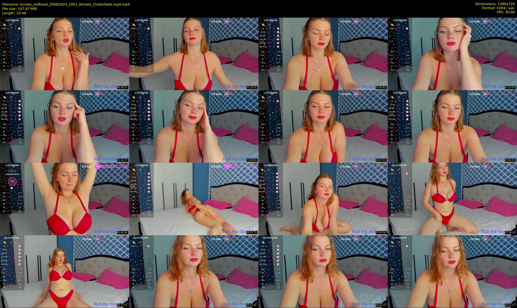 buusty_redhead — 11 minute Chaturbate female cam show recording, 720p, Jun 29, 2024