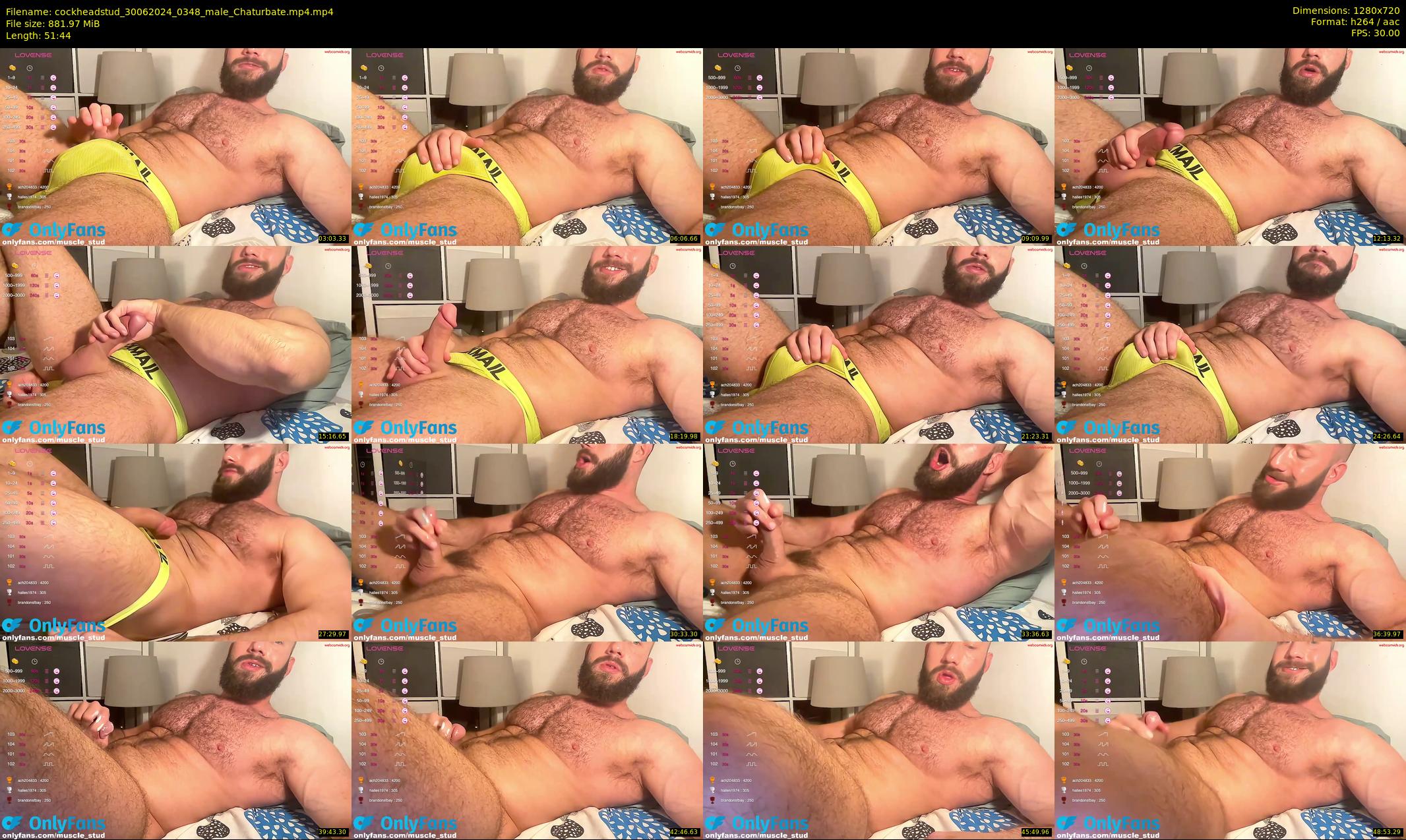 cockheadstud — 52 minute Chaturbate male cam show recording, 720p, Jun 30, 2024