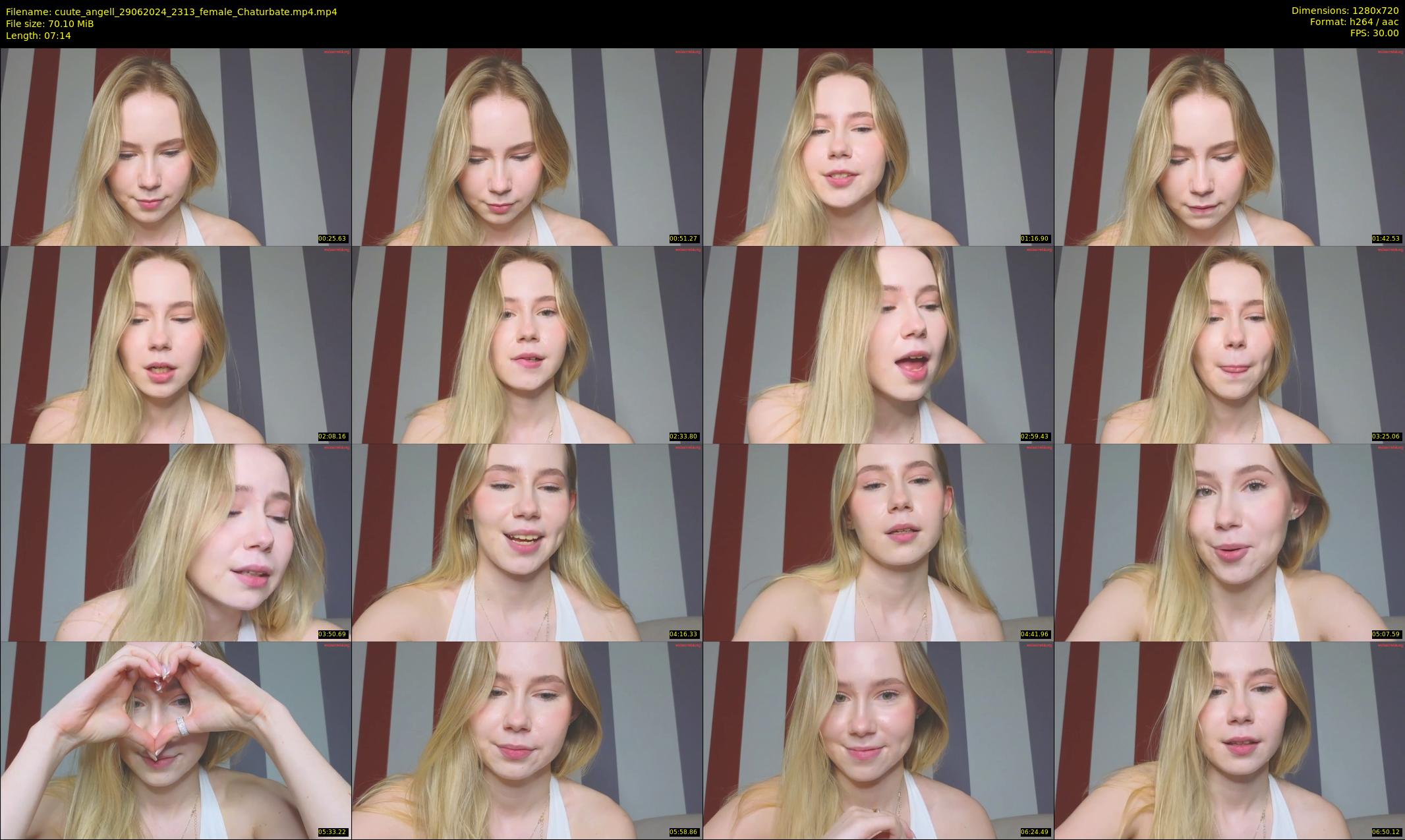 cuute_angell — 8 minute Chaturbate female cam show recording, 720p, Jun 29, 2024