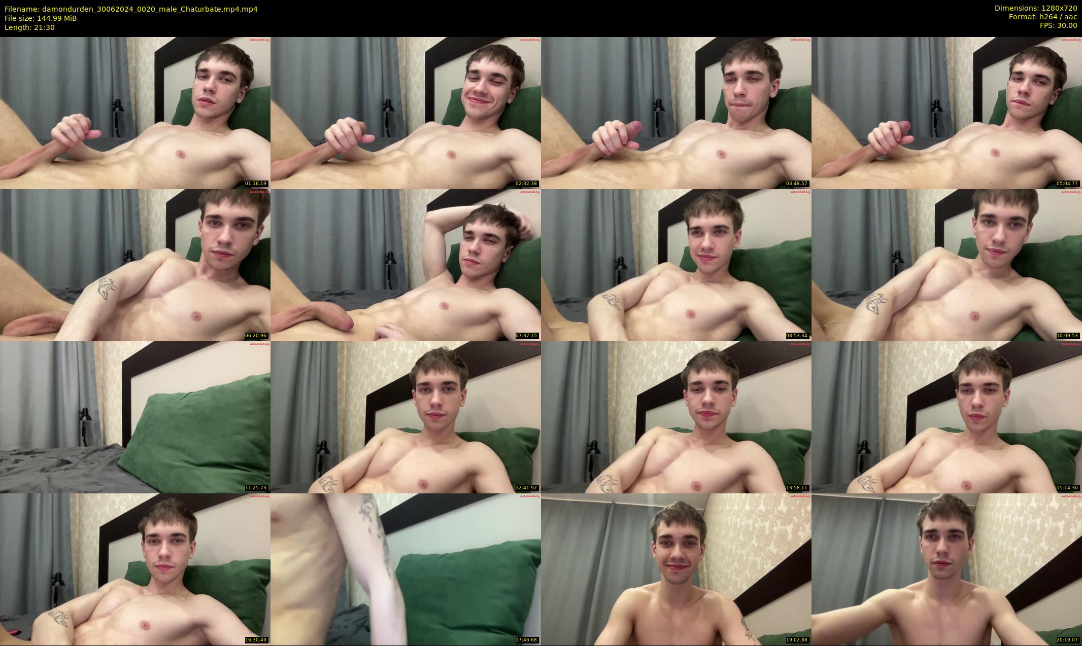 damondurden — 22 minute Chaturbate male cam show recording, 720p, Jun 30, 2024