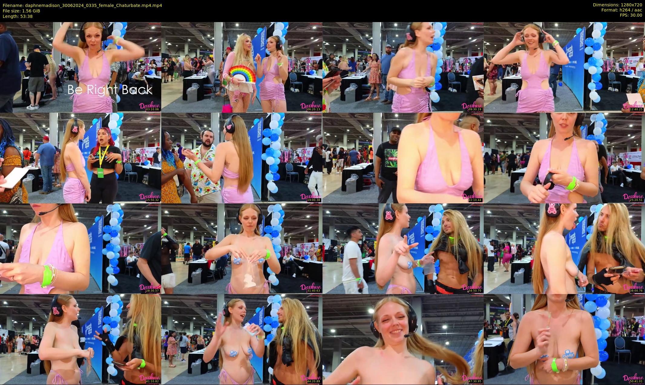 daphnemadison — 54 minute Chaturbate couple cam show recording, 720p, Jun 30, 2024