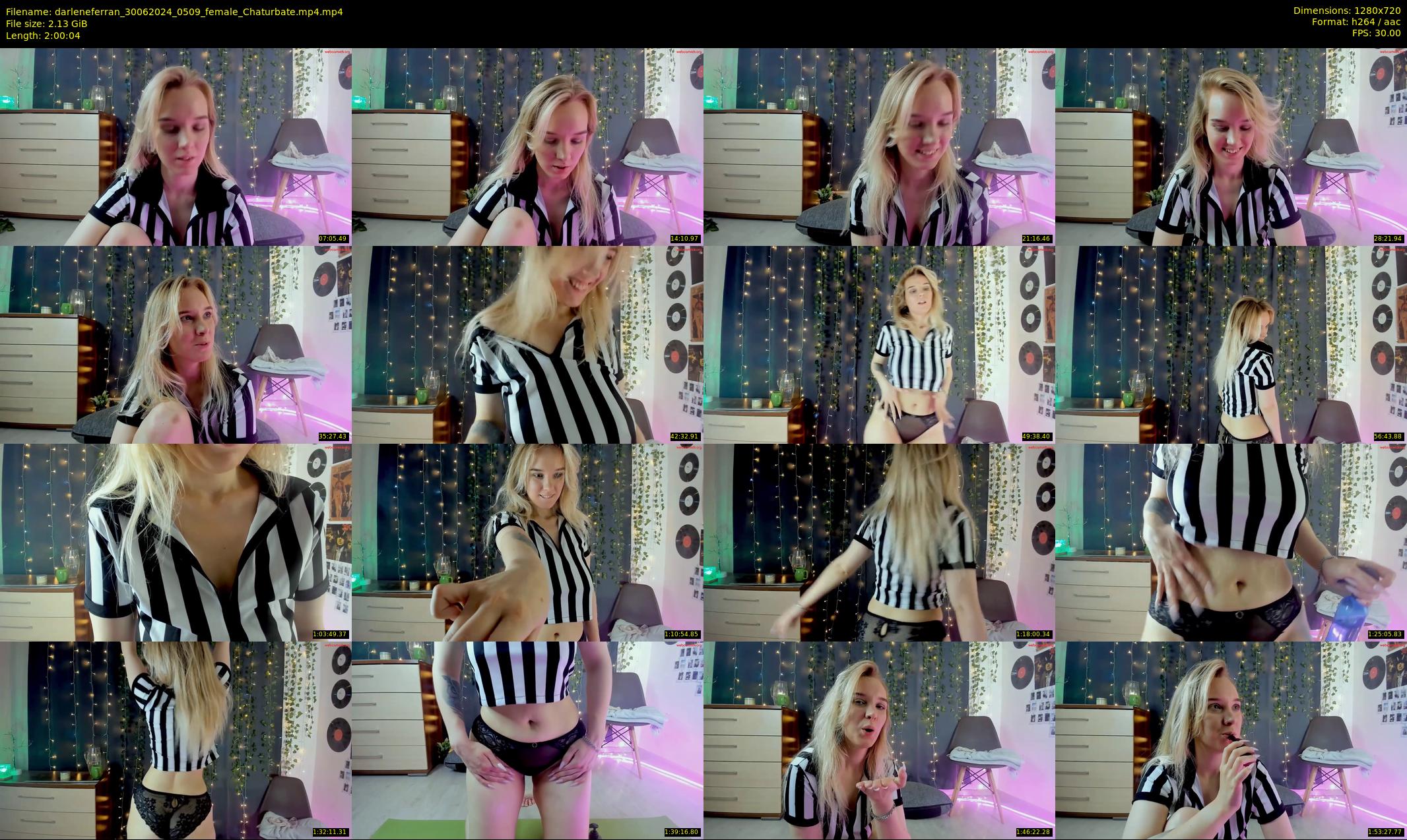 darleneferran — 121 minute Chaturbate female cam show recording, 720p, Jun 30, 2024