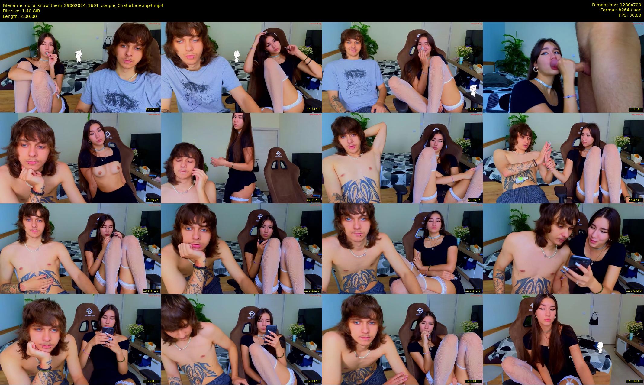 do_u_know_them — 120 minute Chaturbate couple cam show recording, 720p, Jun 29, 2024