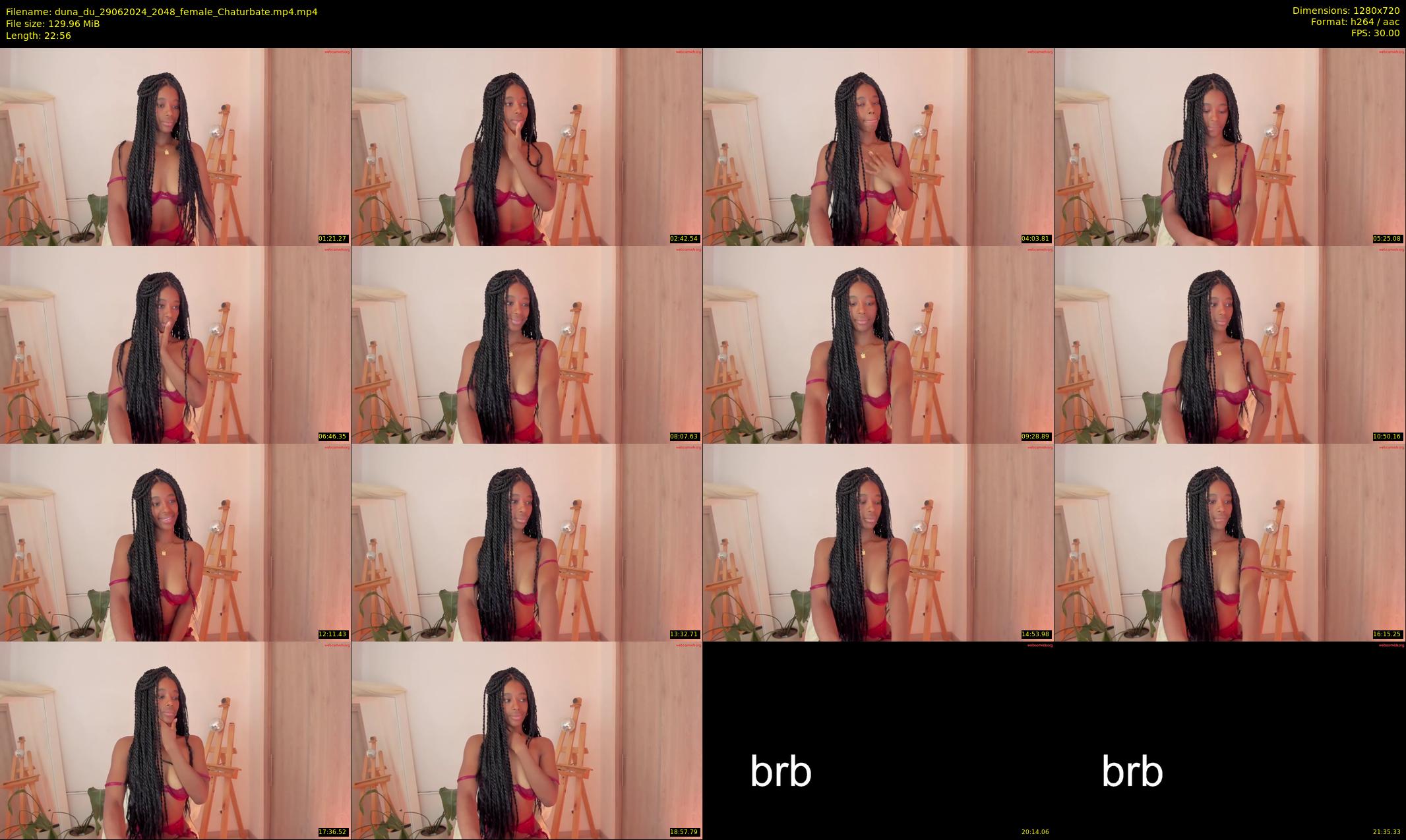 duna_du — 23 minute Chaturbate female cam show recording, 720p, Jun 29, 2024