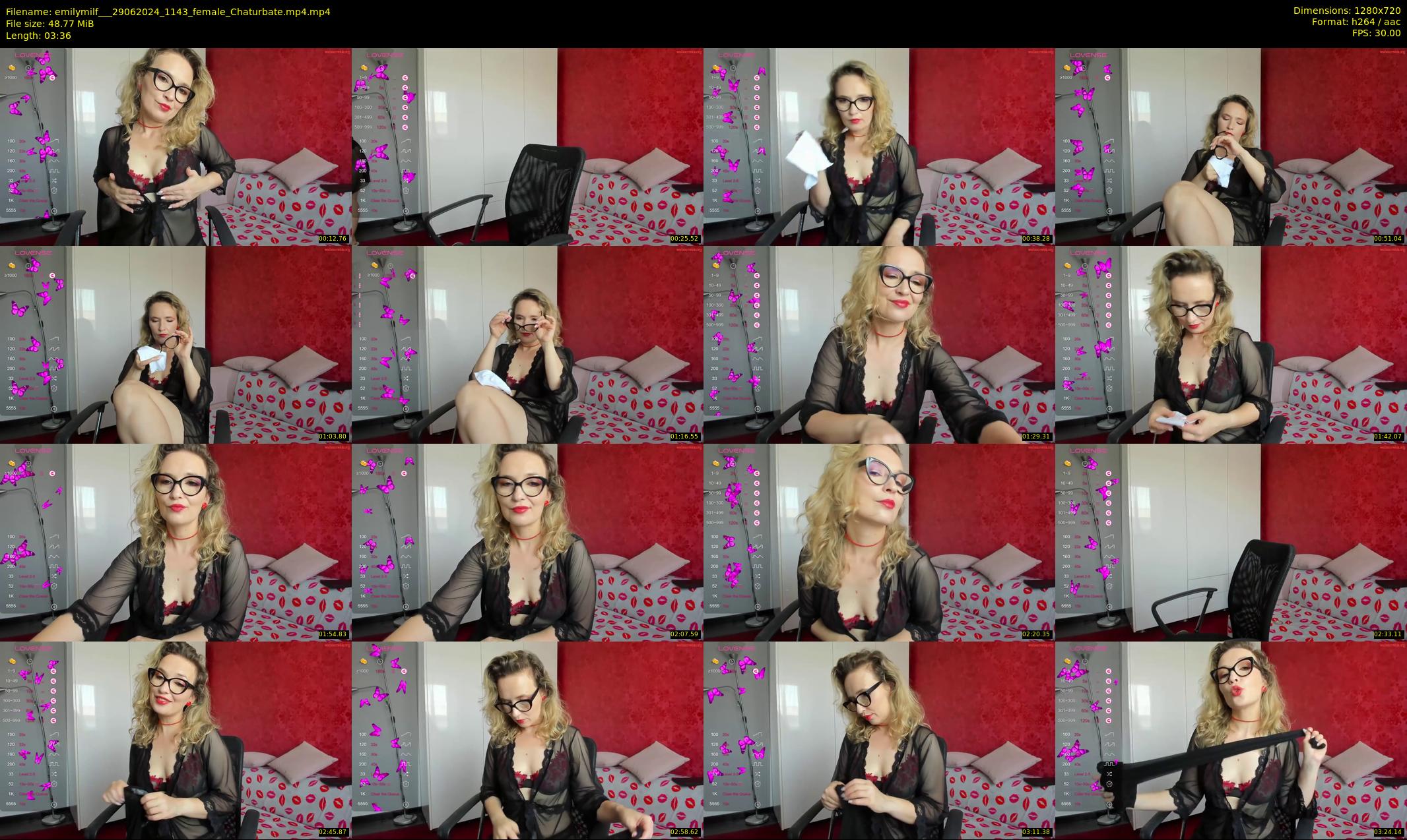 emilymilf__ — 4 minute Chaturbate female cam show recording, 720p, Jun 29, 2024