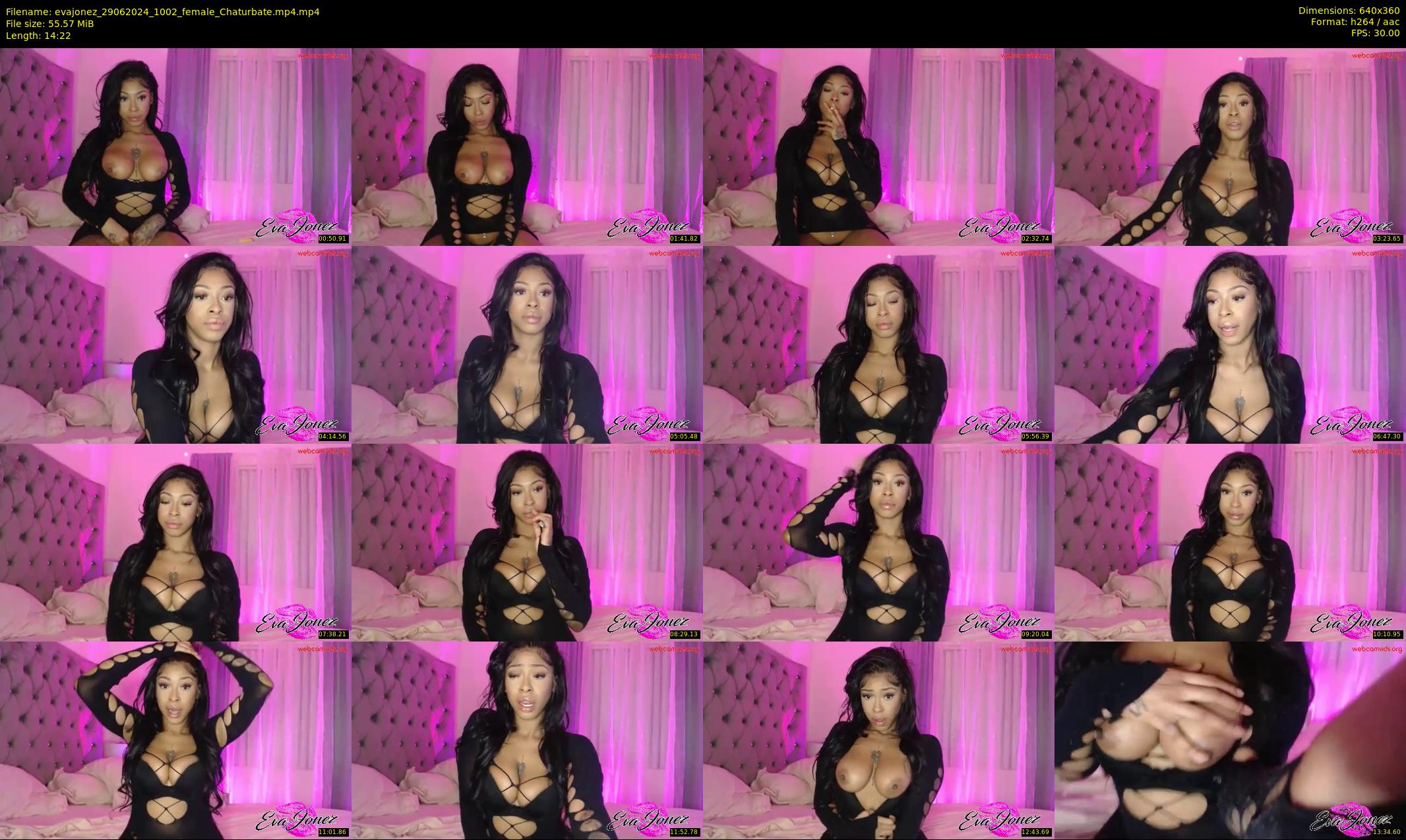 evajonez — 15 minute Chaturbate female cam show recording, 360p, Jun 29, 2024