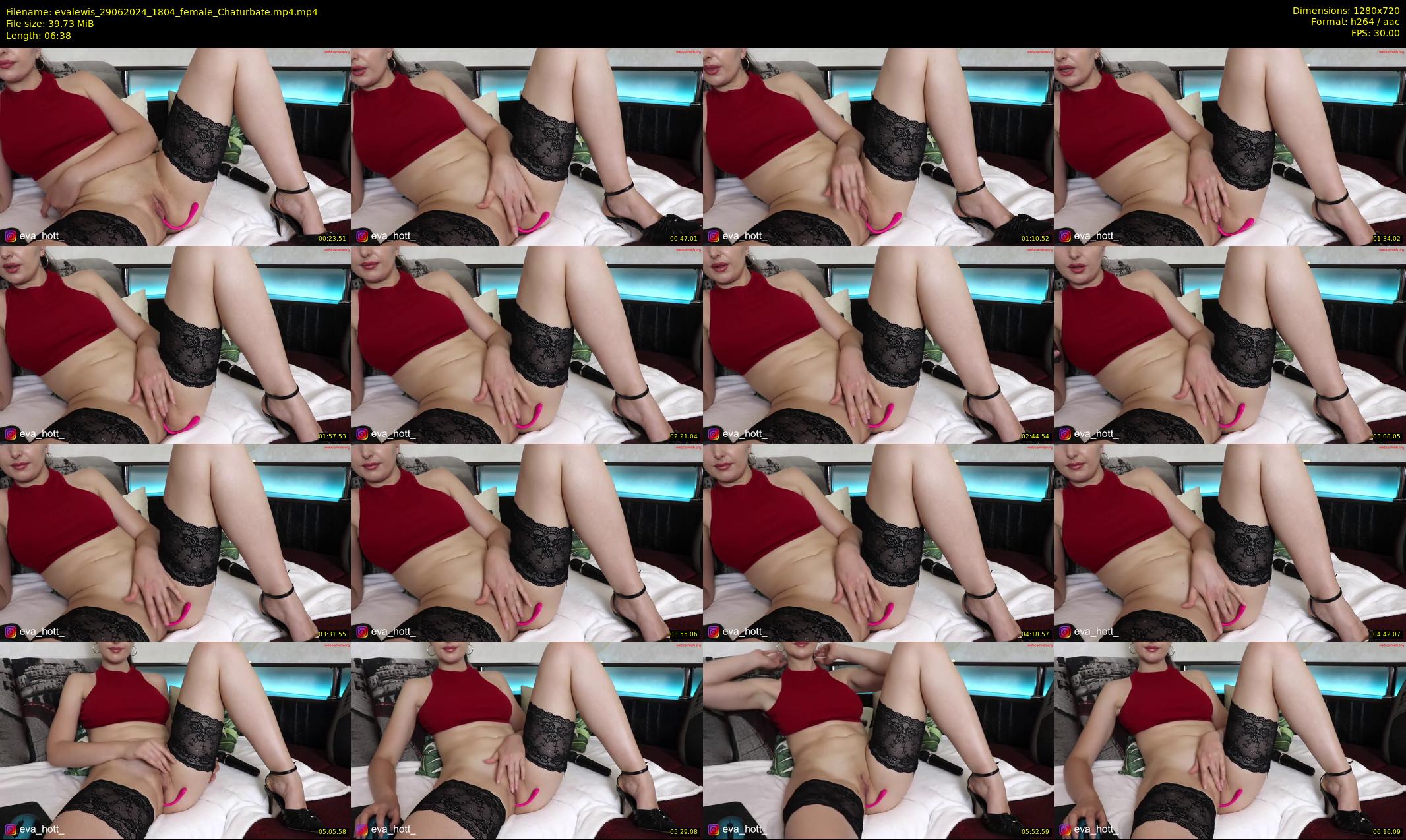 evalewis — 7 minute Chaturbate female cam show recording, 720p, Jun 29, 2024