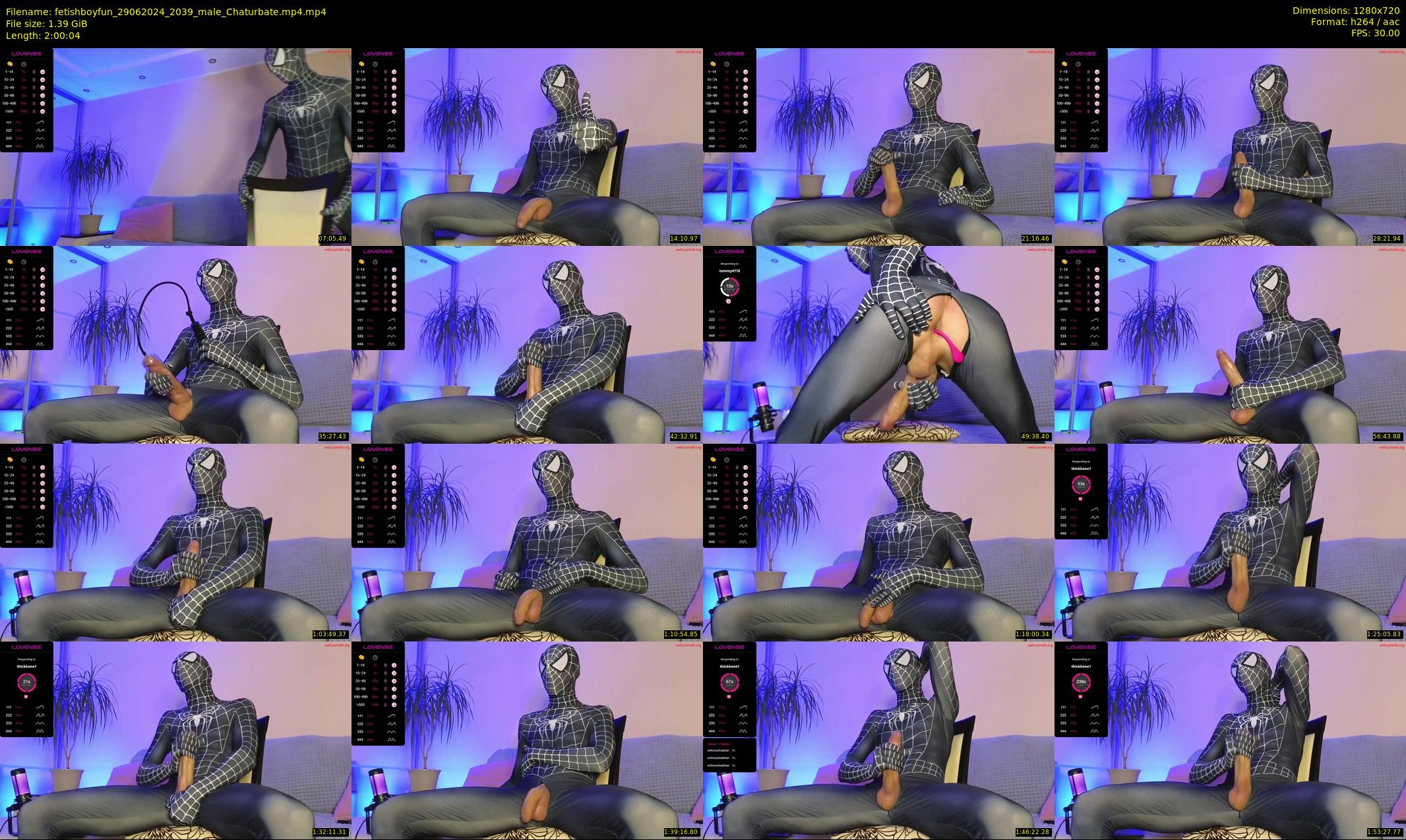 fetishboyfun — 121 minute Chaturbate male cam show recording, 720p, Jun 29, 2024