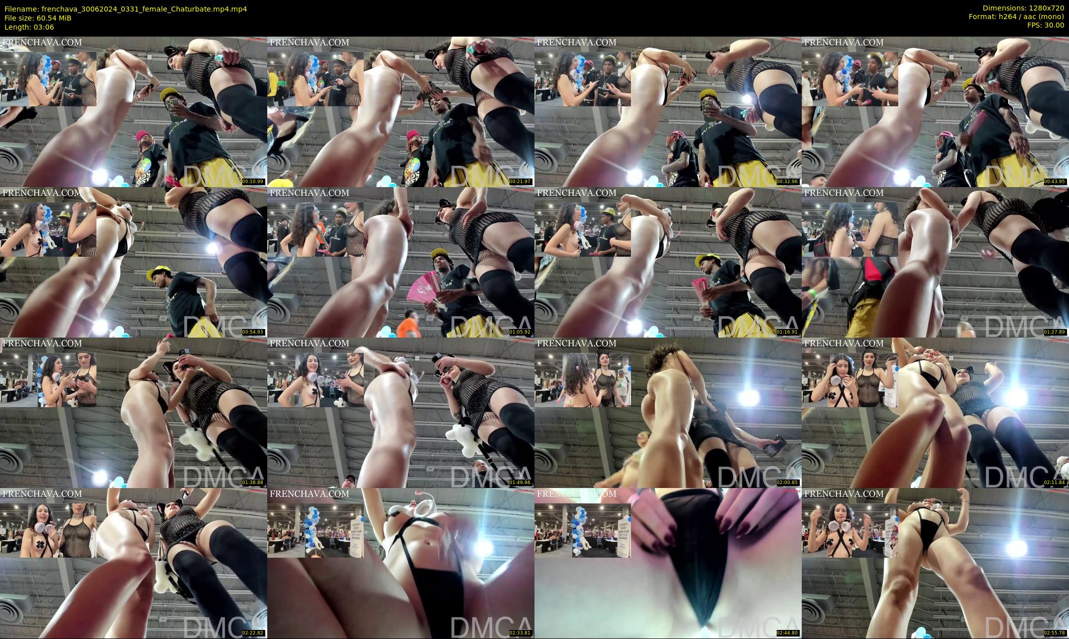 frenchava — 4 minute Chaturbate female cam show recording, 720p, Jun 30, 2024