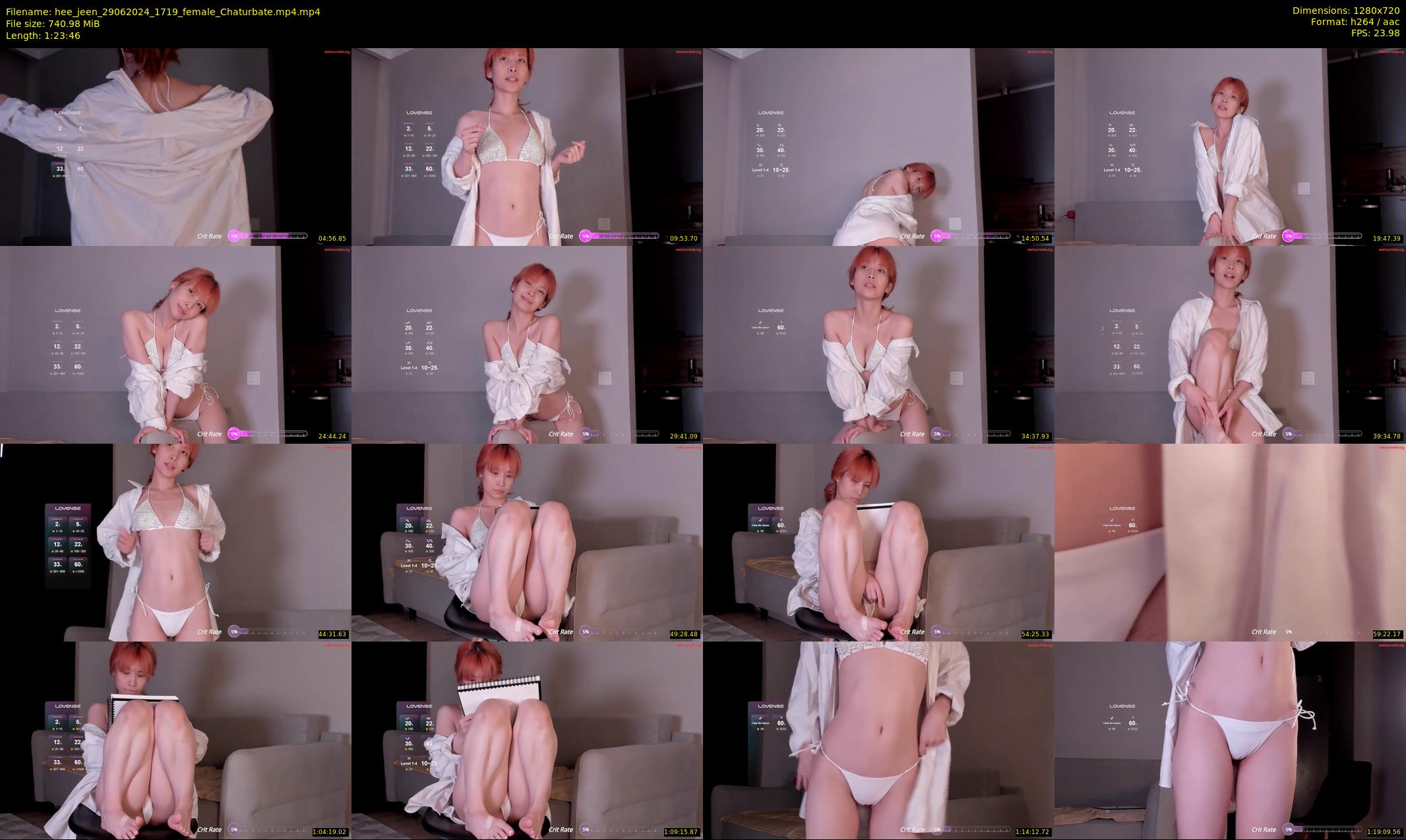hee_jeen — 84 minute Chaturbate female cam show recording, 720p, Jun 29, 2024