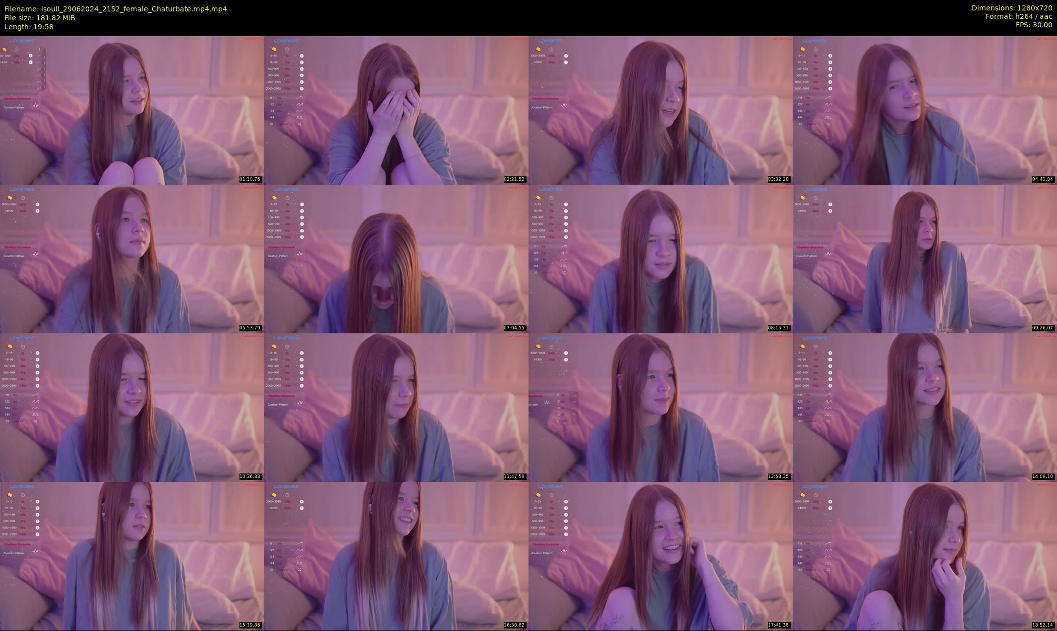 isoull — 20 minute Chaturbate female cam show recording, 720p, Jun 29, 2024