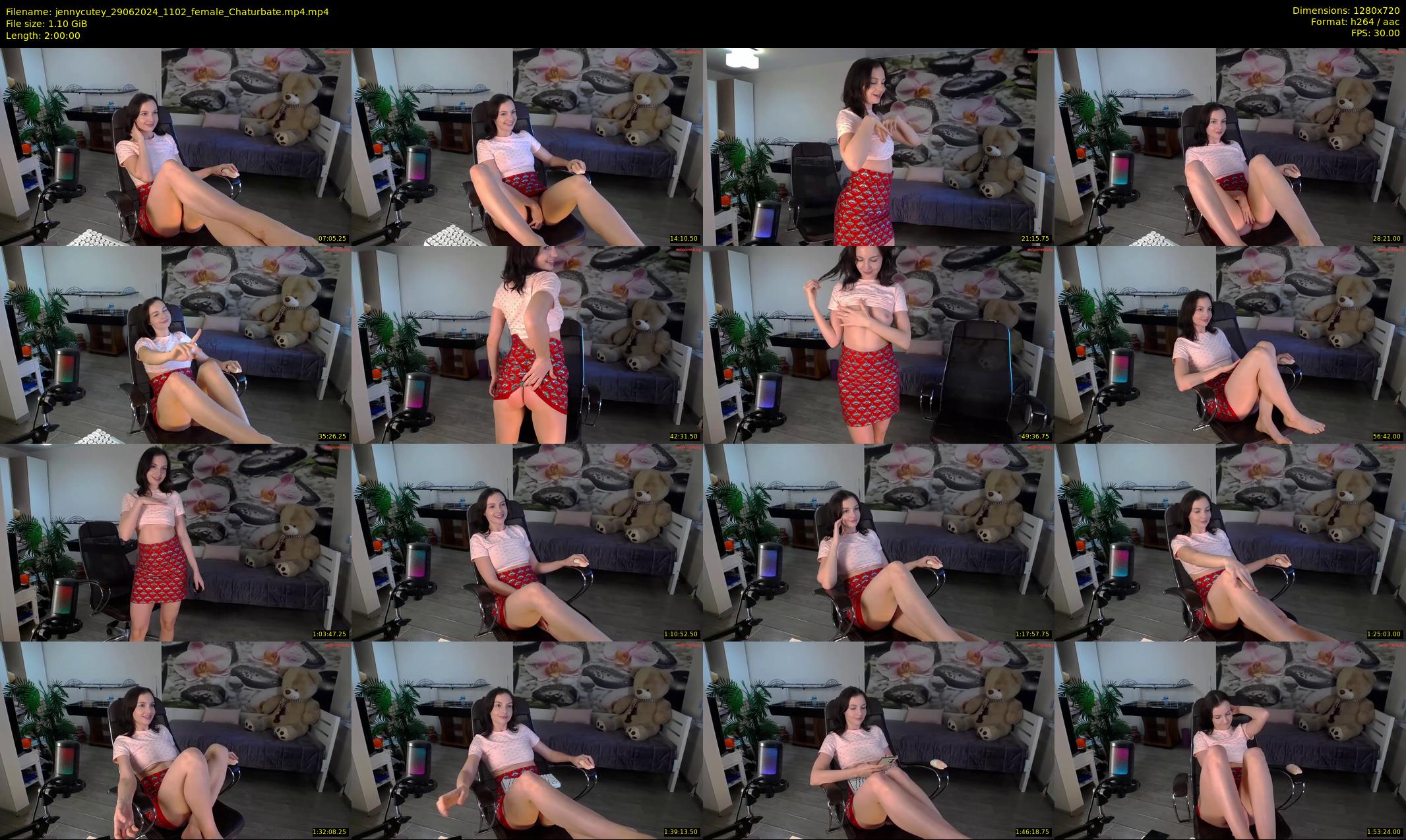 jennycutey — 120 minute Chaturbate female cam show recording, 720p, Jun 29, 2024