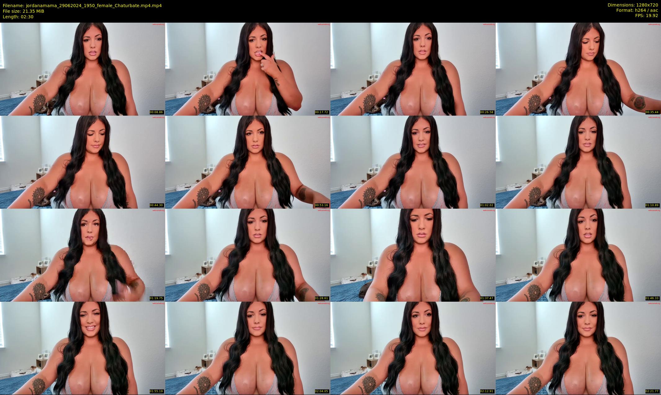 jordanamama — 3 minute Chaturbate couple cam show recording, 720p, Jun 29, 2024