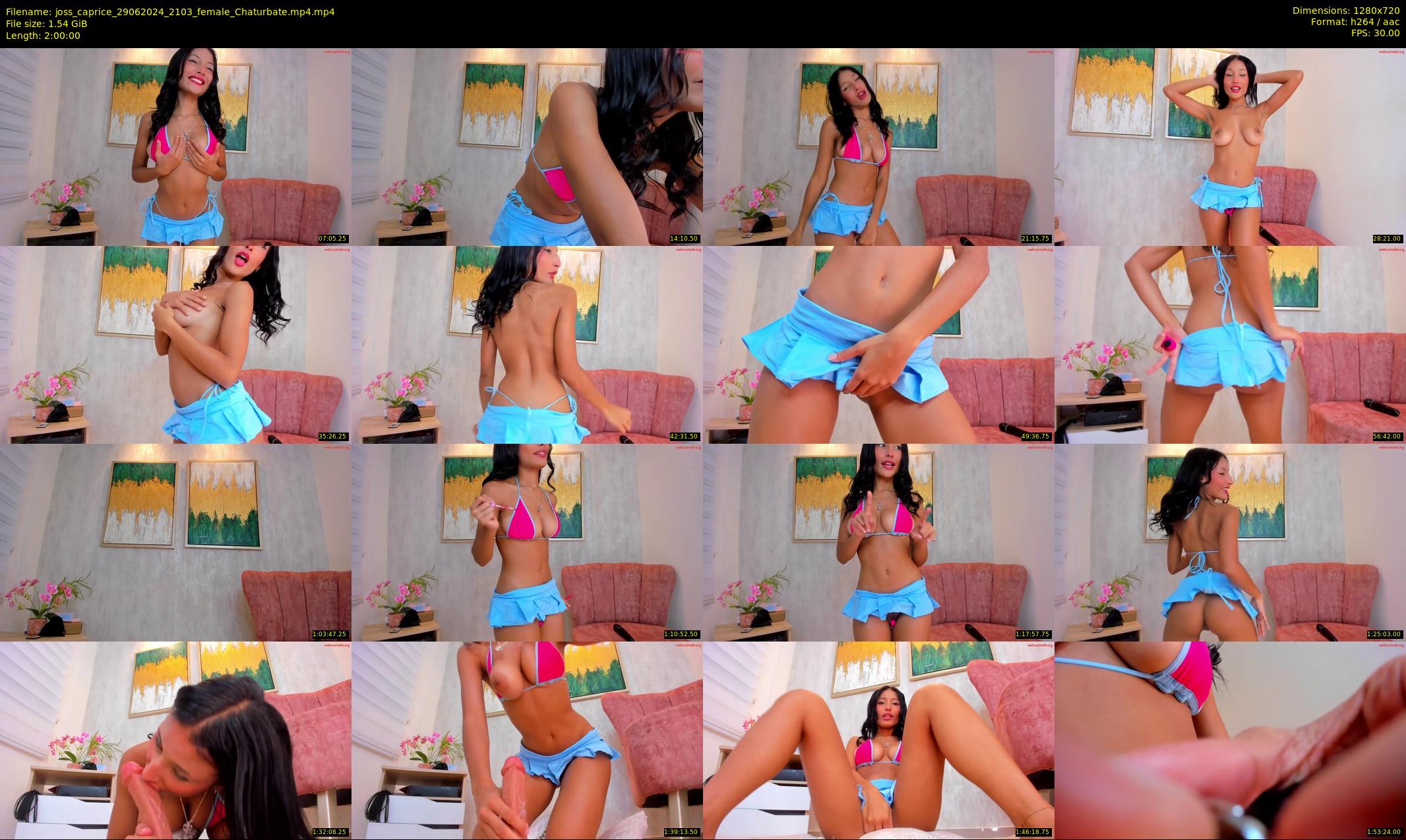 joss_caprice — 120 minute Chaturbate female cam show recording, 720p, Jun 29, 2024