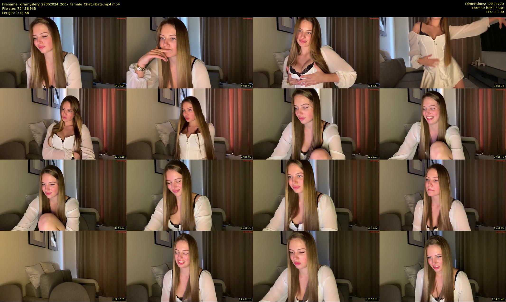 kiramystery — 79 minute Chaturbate female cam show recording, 720p, Jun 29, 2024