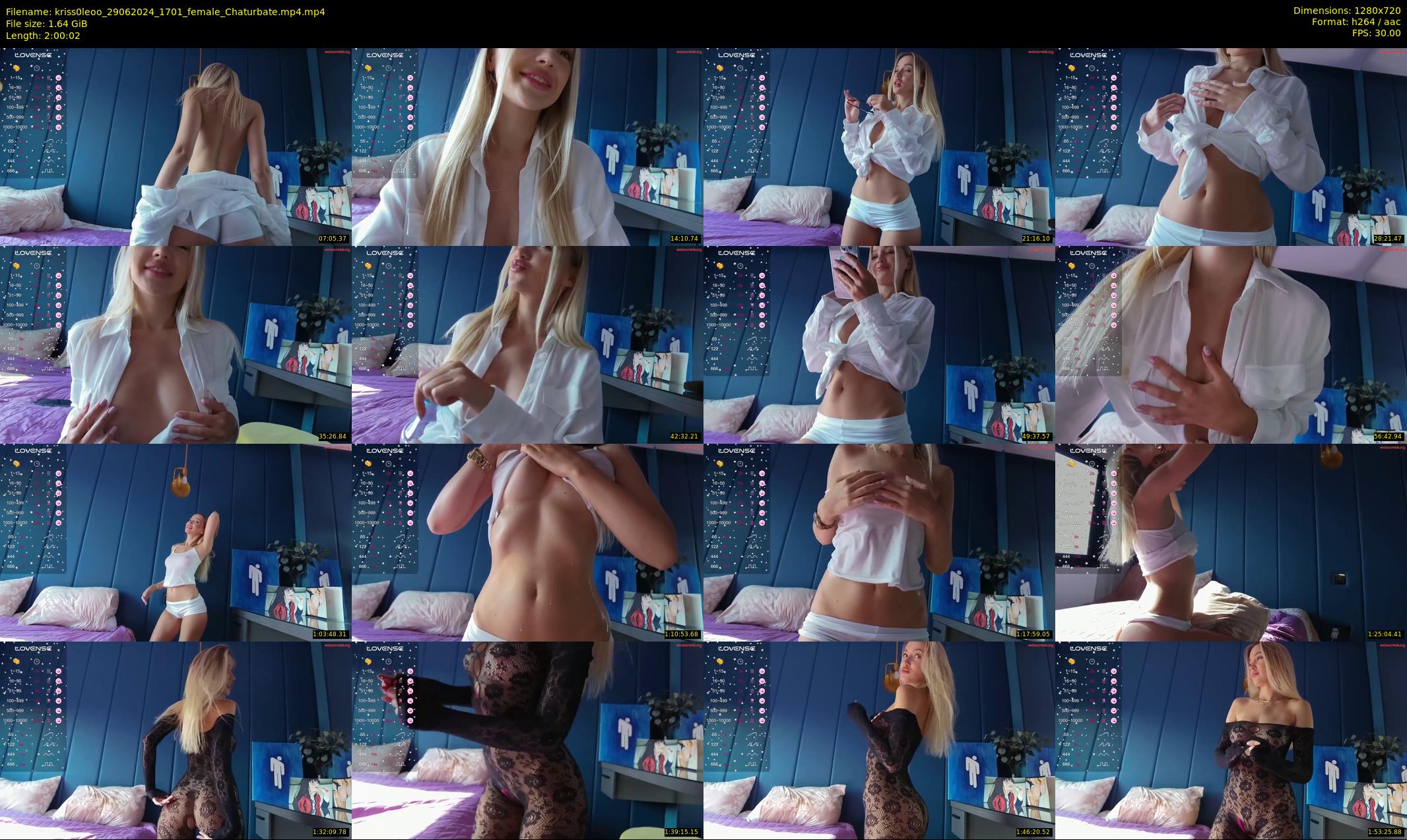 kriss0leoo — 121 minute Chaturbate couple cam show recording, 720p, Jun 29, 2024