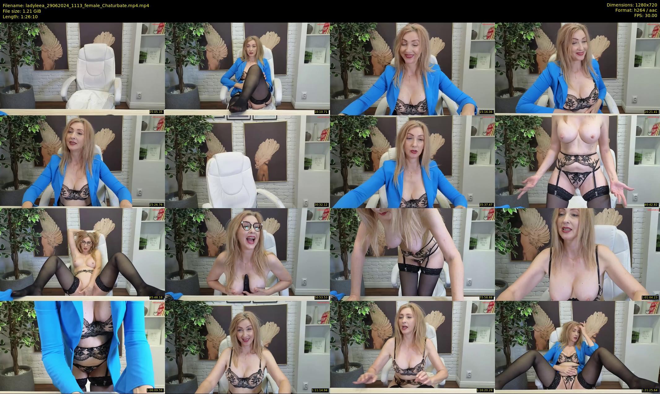 ladyleea — 87 minute Chaturbate female cam show recording, 720p, Jun 29, 2024