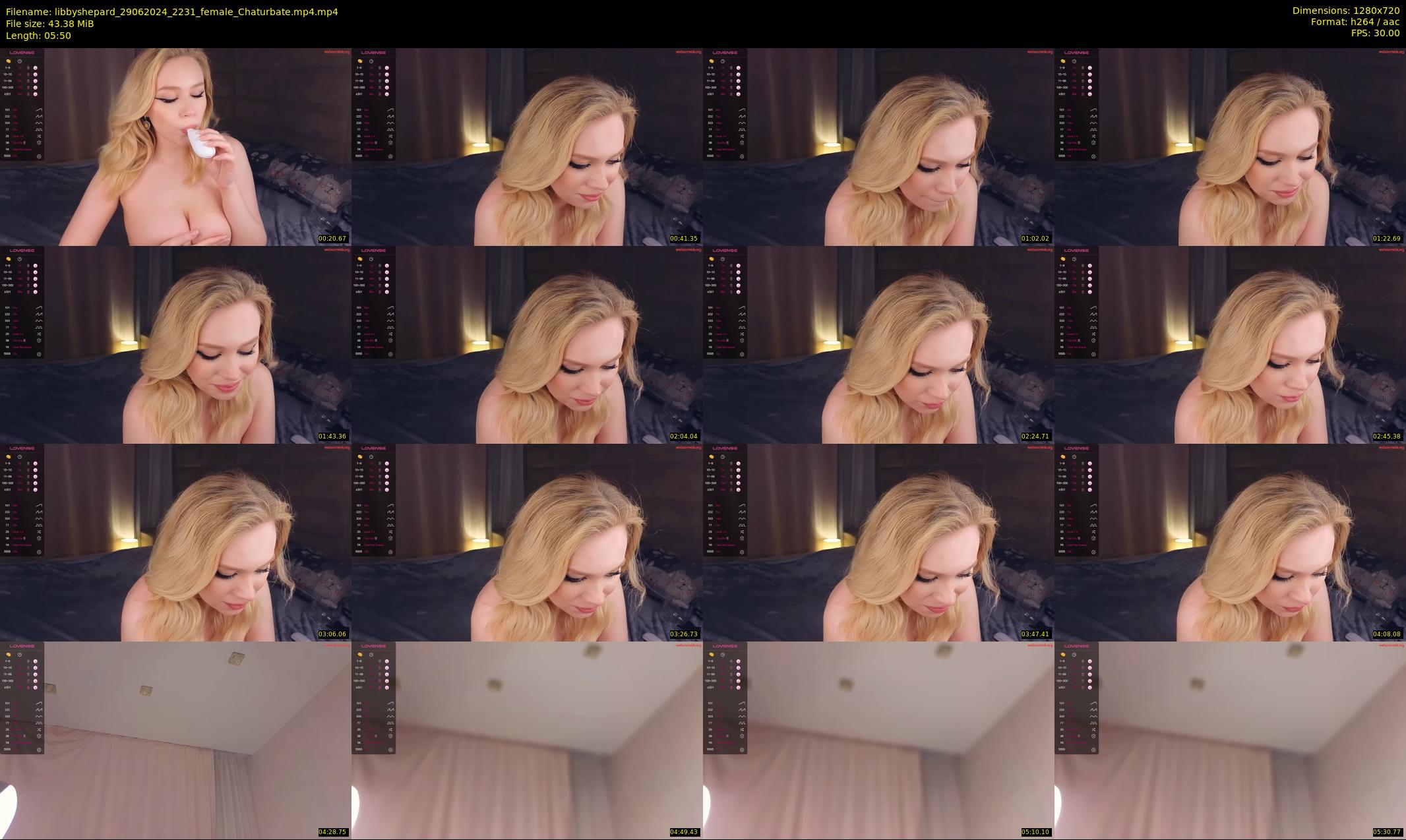 libbyshepard — 6 minute Chaturbate female cam show recording, 720p, Jun 29, 2024