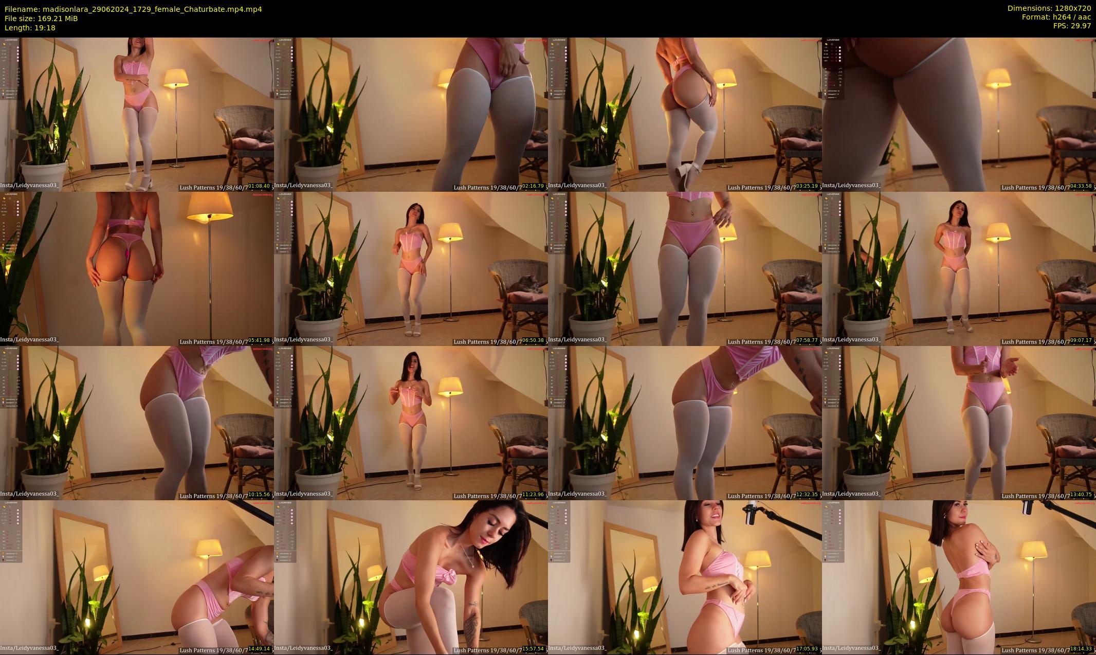 madisonlara — 20 minute Chaturbate female cam show recording, 720p, Jun 29, 2024