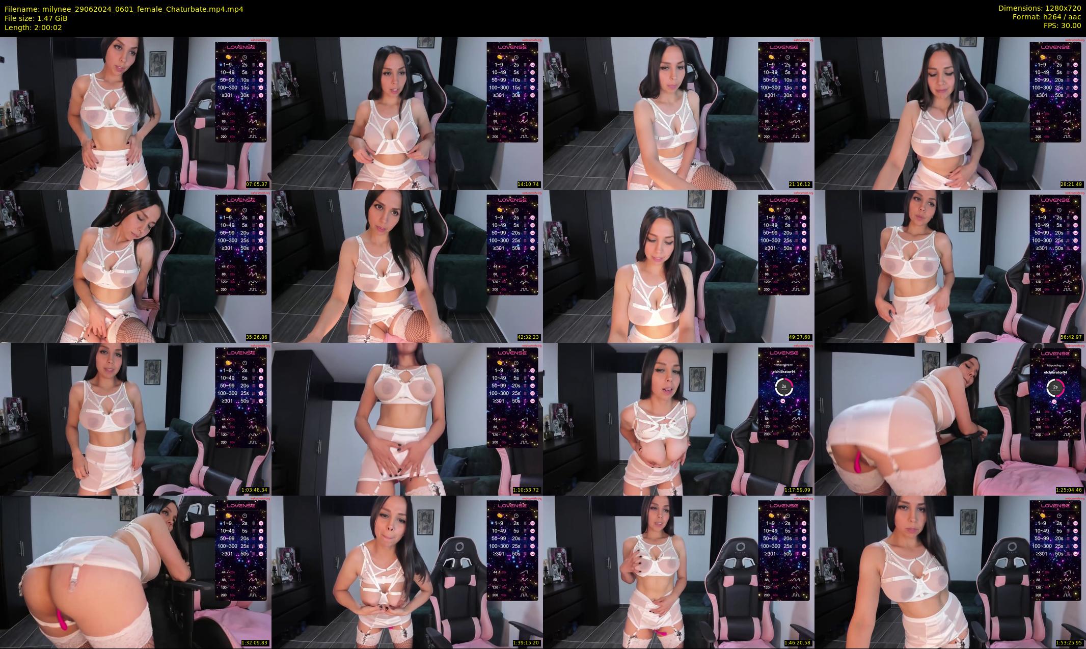 milynee — 121 minute Chaturbate female cam show recording, 720p, Jun 29, 2024