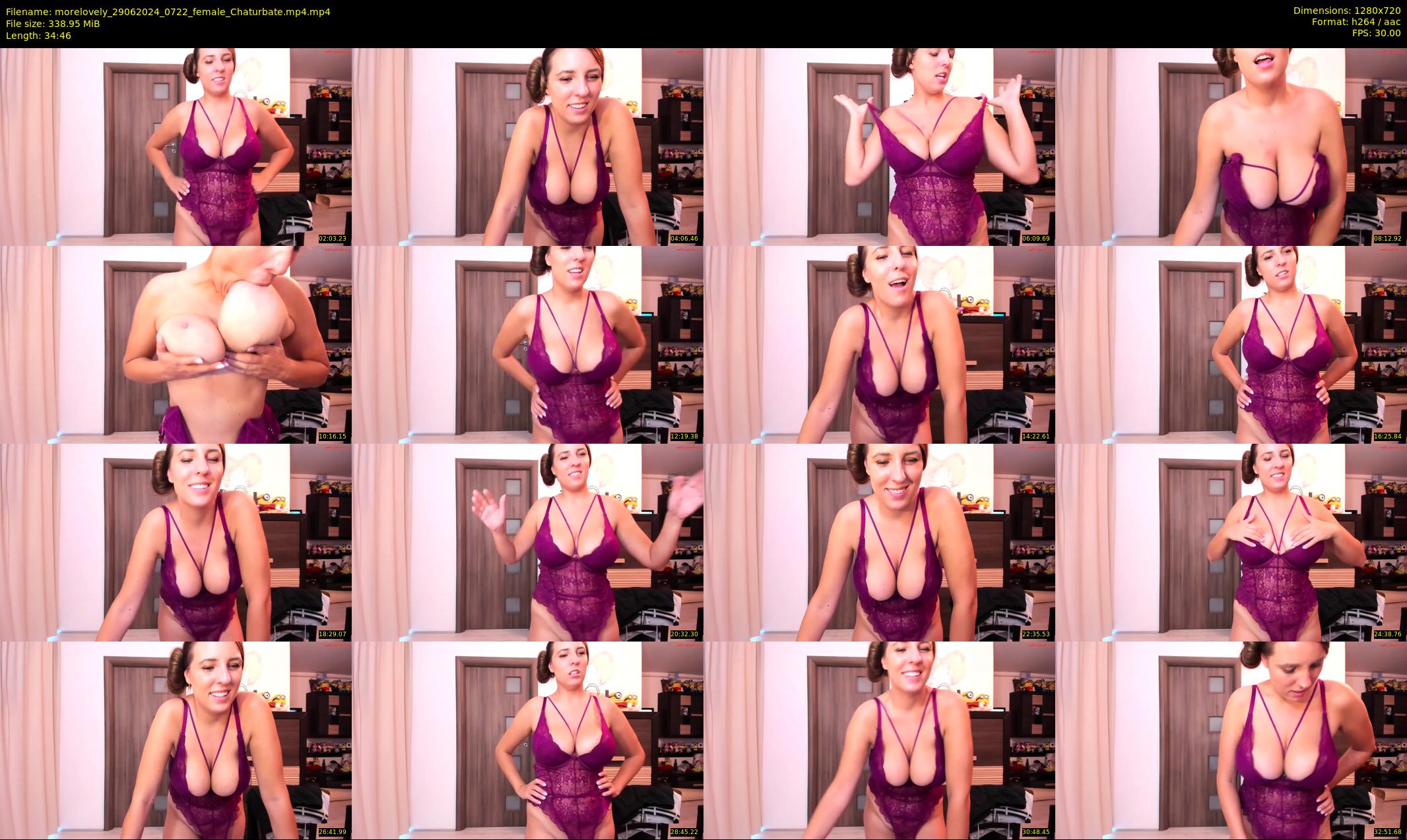 morelovely — 35 minute Chaturbate female cam show recording, 720p, Jun 29, 2024