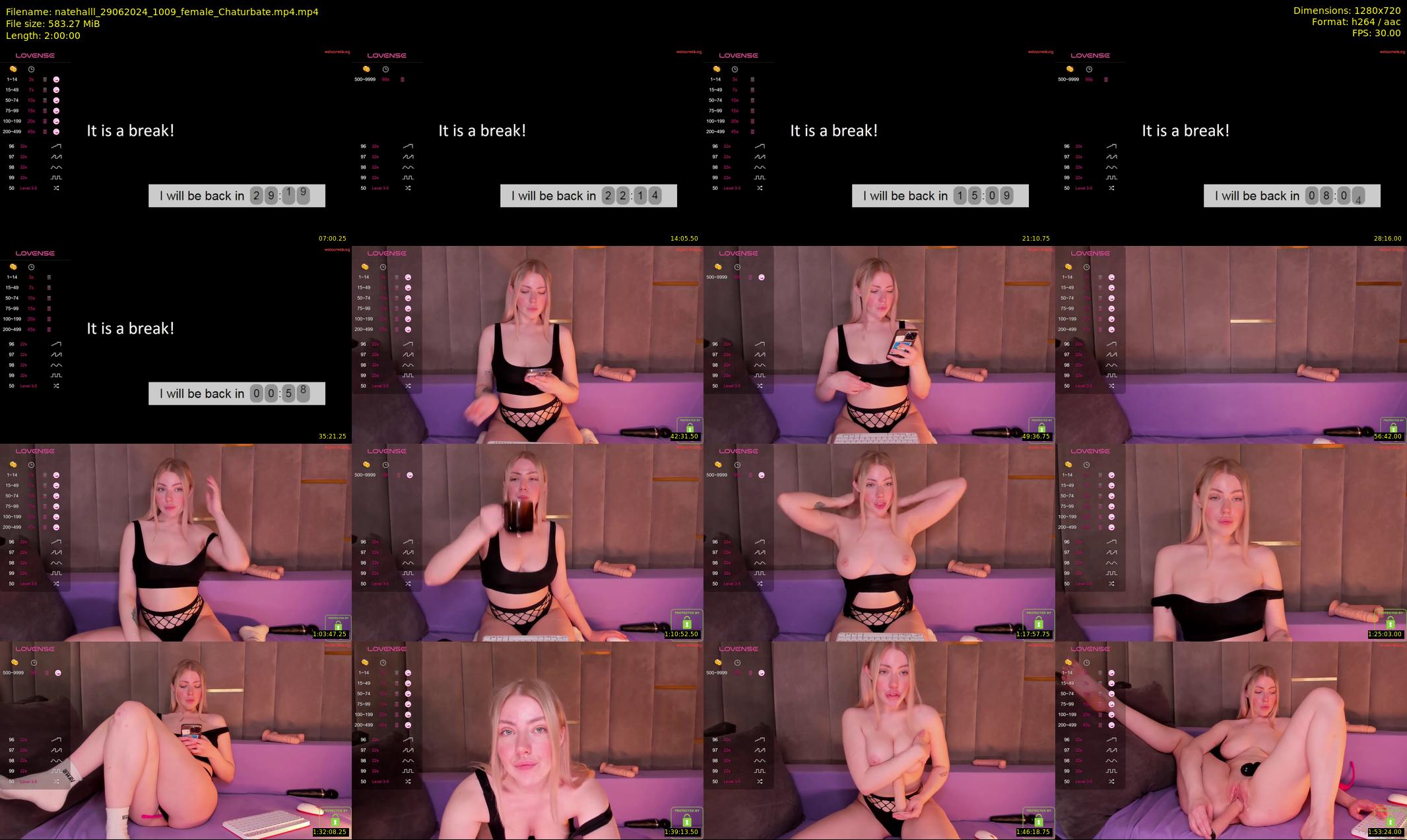 natehalll — 120 minute Chaturbate female cam show recording, 720p, Jun 29, 2024