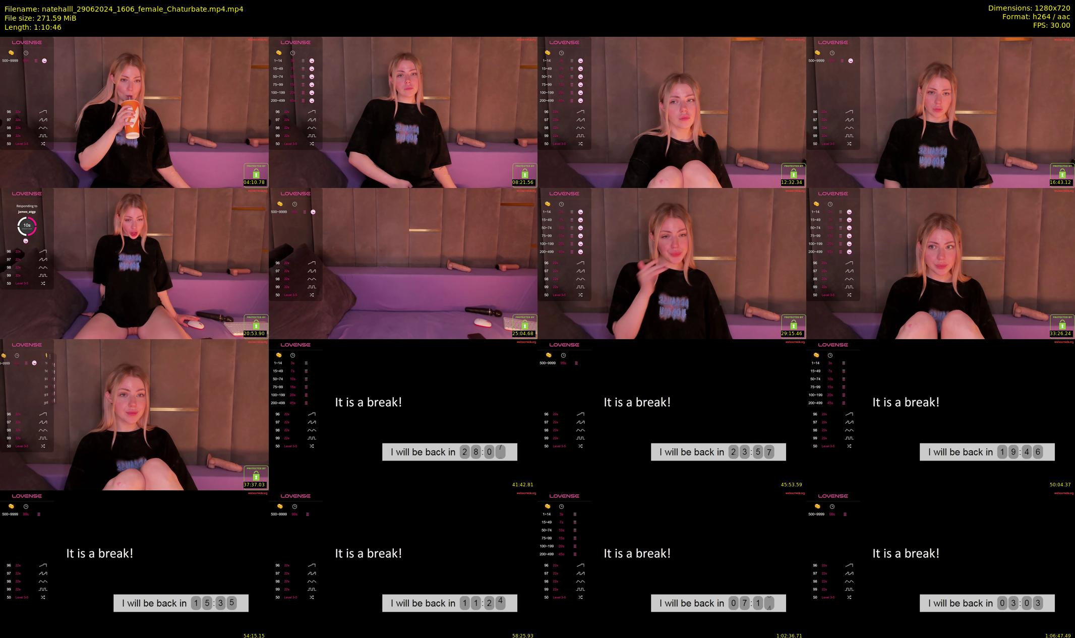 natehalll — 71 minute Chaturbate female cam show recording, 720p, Jun 29, 2024