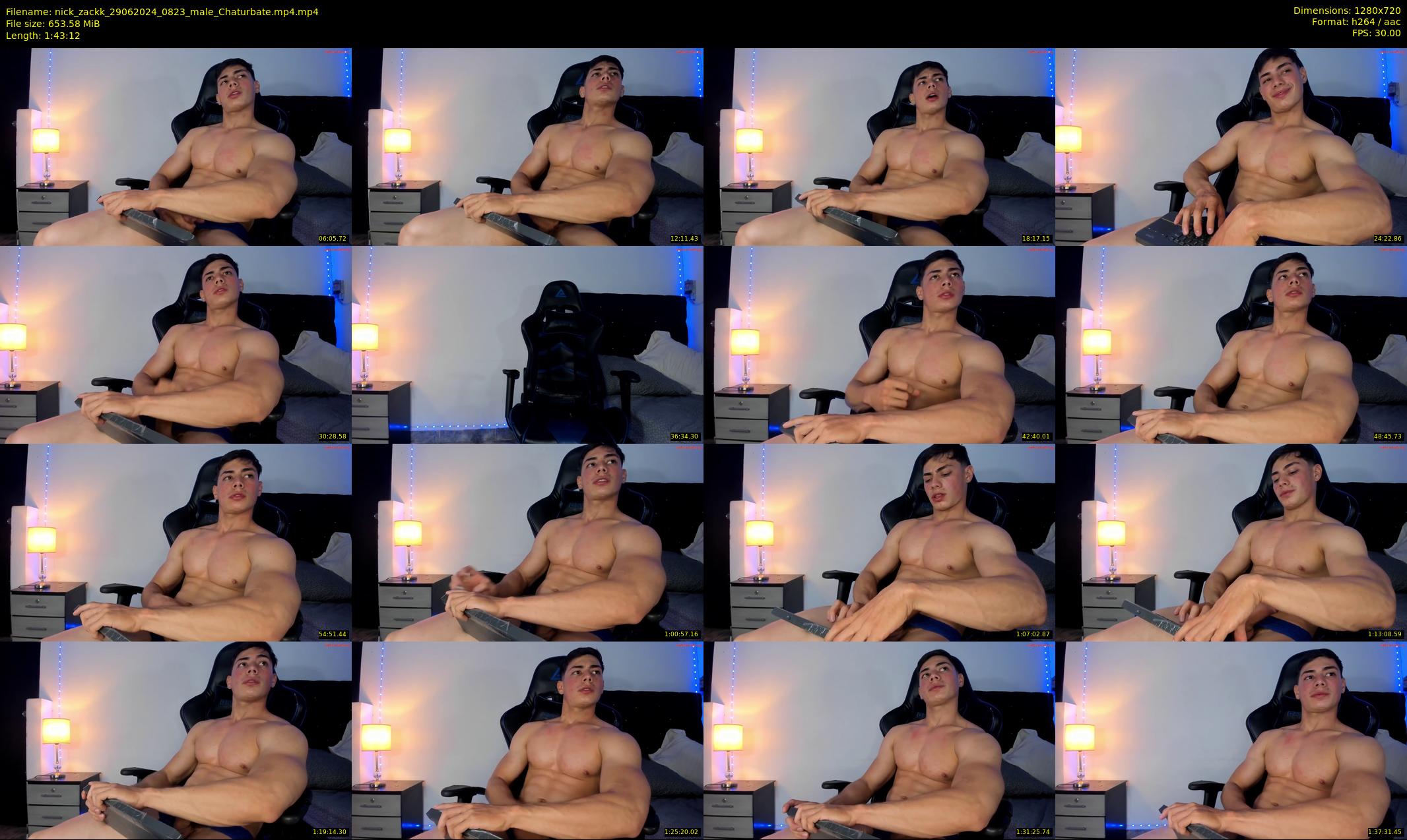 nick_zackk — 104 minute Chaturbate male cam show recording, 720p, Jun 29, 2024