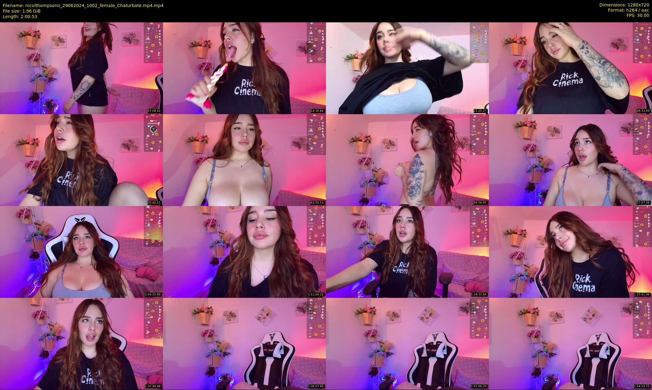 nicolthompsonn — 121 minute Chaturbate female cam show recording, 720p, Jun 29, 2024