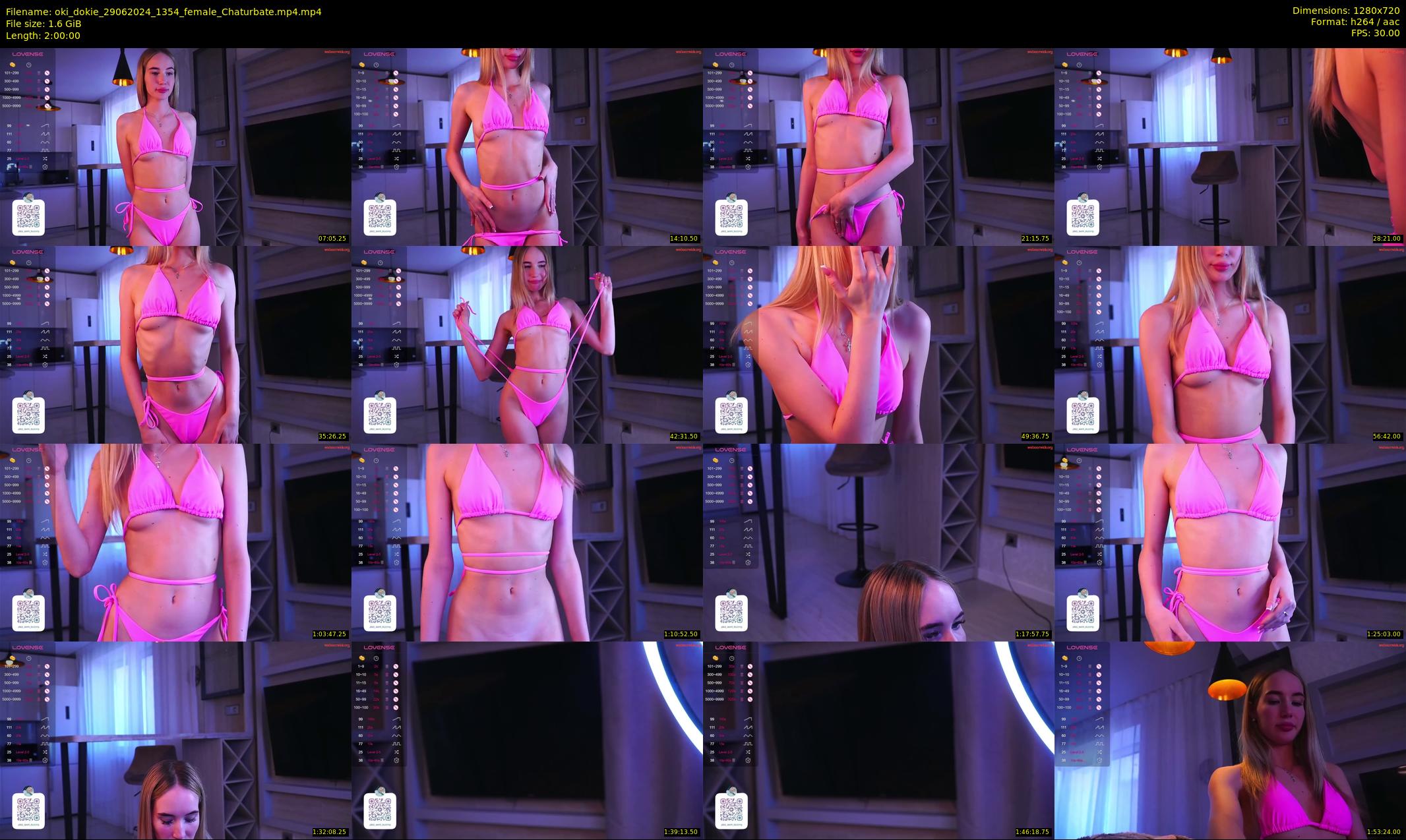 oki_dokie — 120 minute Chaturbate female cam show recording, 720p, Jun 29, 2024