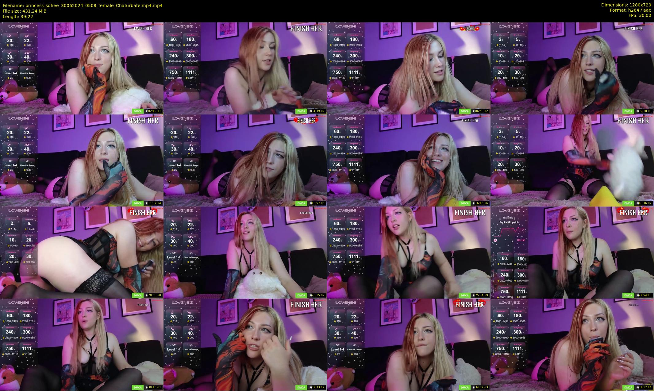 princess_sofiee — 40 minute Chaturbate female cam show recording, 720p, Jun 30, 2024