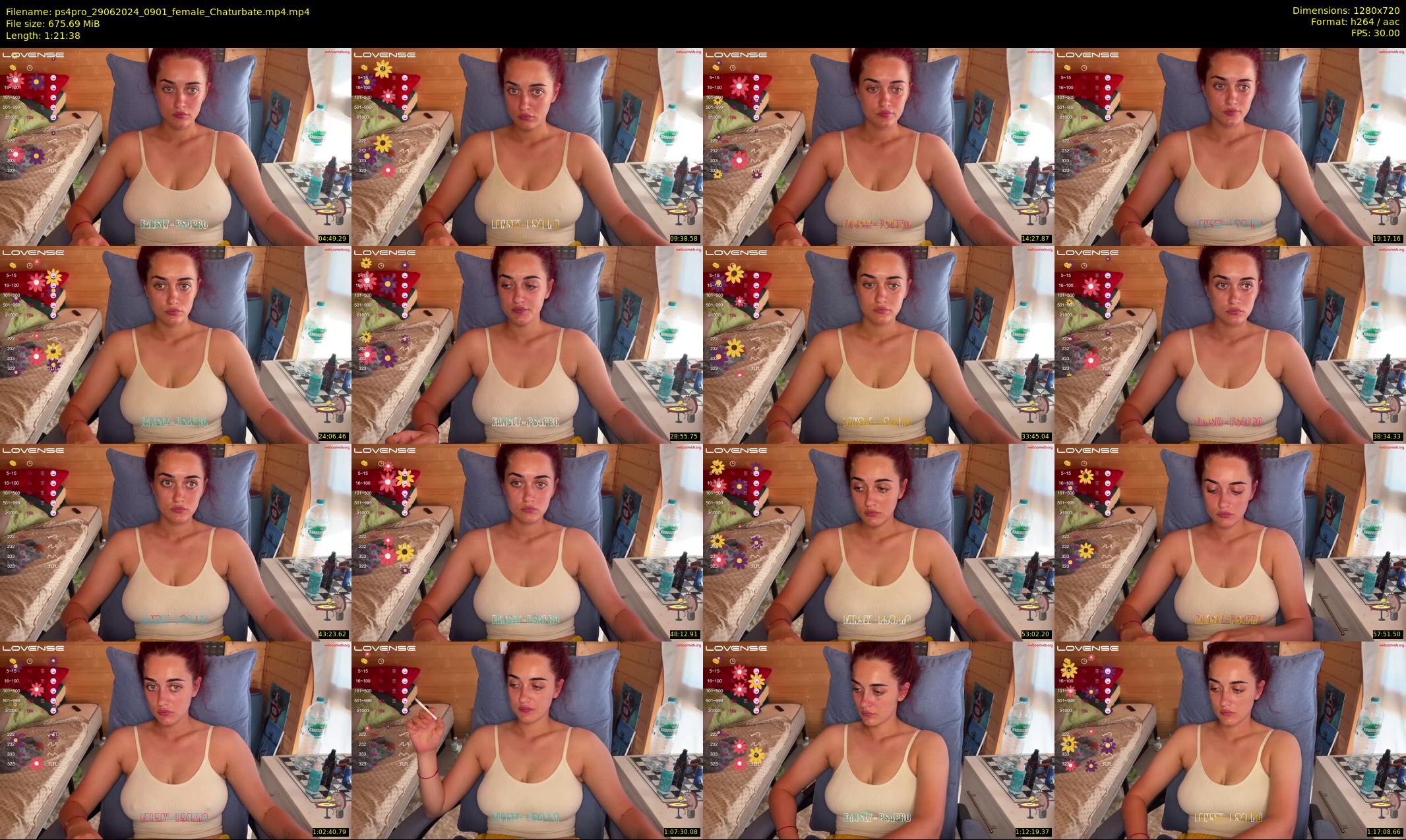 ps4pro — 82 minute Chaturbate female cam show recording, 720p, Jun 29, 2024