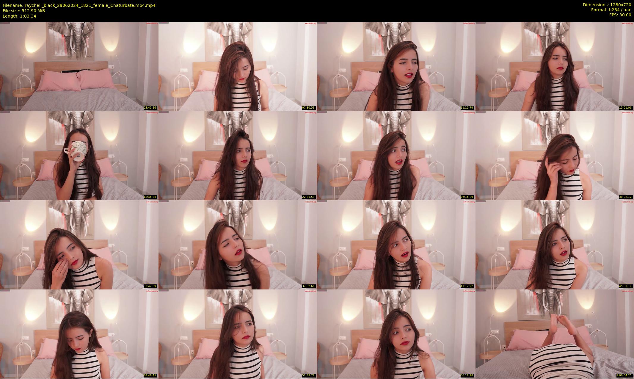 raychell_black — 64 minute Chaturbate female cam show recording, 720p, Jun 29, 2024