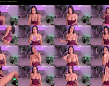 realalinacruz — 30 minute Chaturbate female cam show recording, 720p, Jun 30, 2024