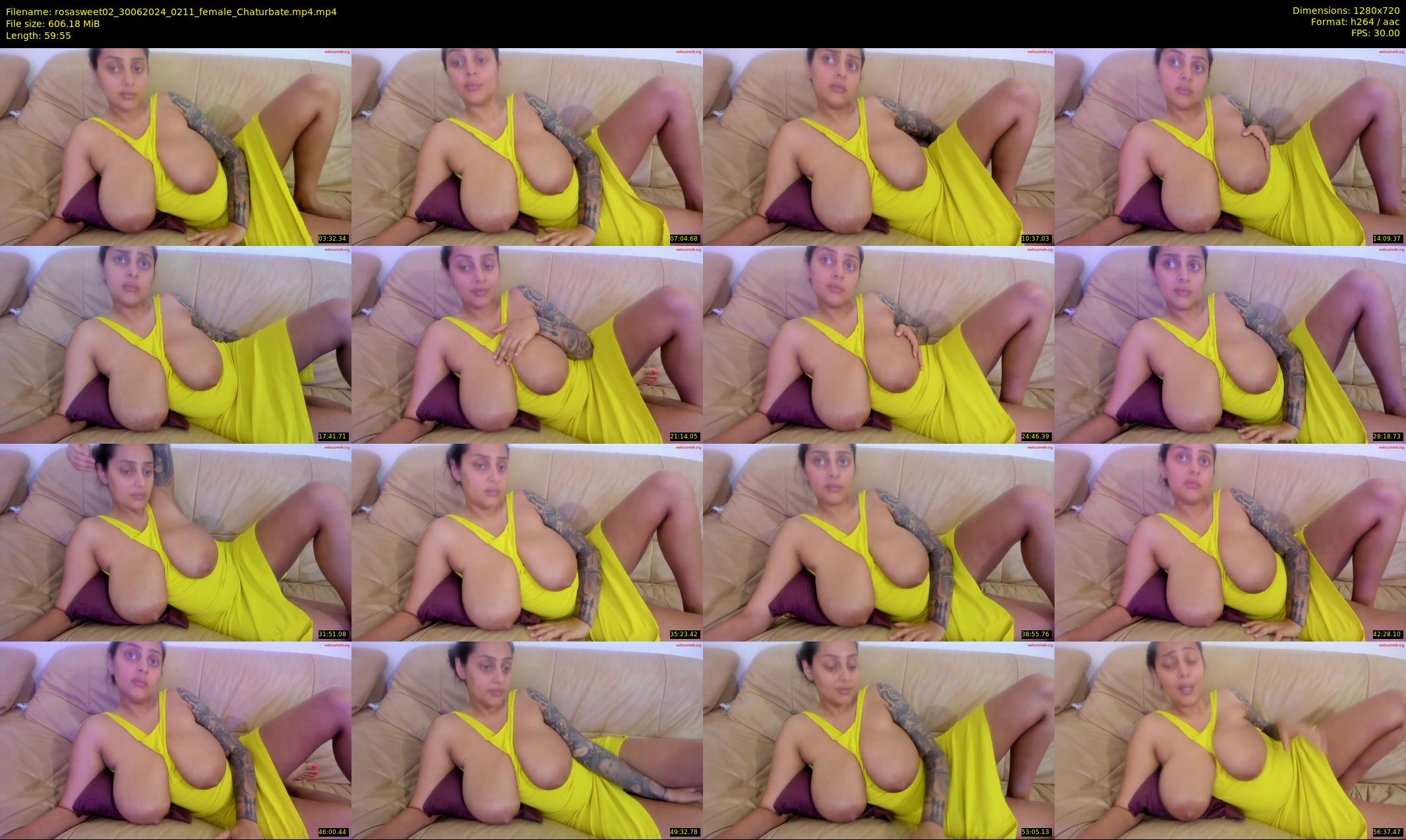rosasweet02 — 60 minute Chaturbate female cam show recording, 720p, Jun 30, 2024