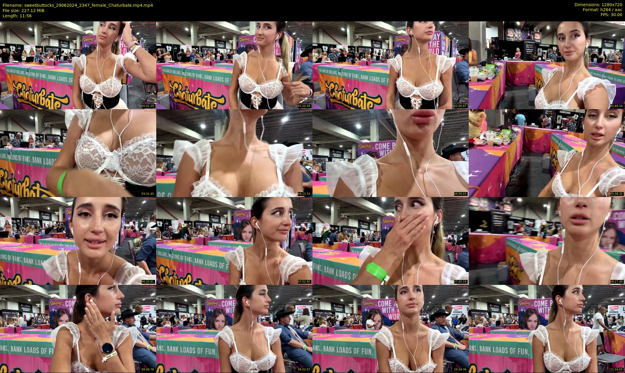 sweetbuttocks — 12 minute Chaturbate female cam show recording, 720p, Jun 29, 2024
