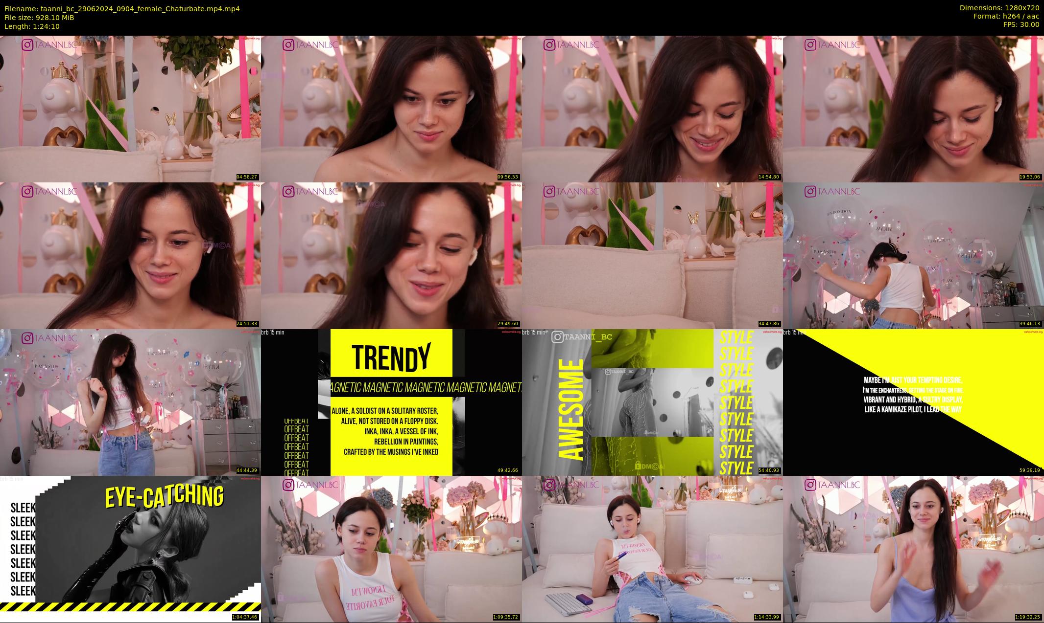 taanni_bc — 85 minute Chaturbate female cam show recording, 720p, Jun 29, 2024