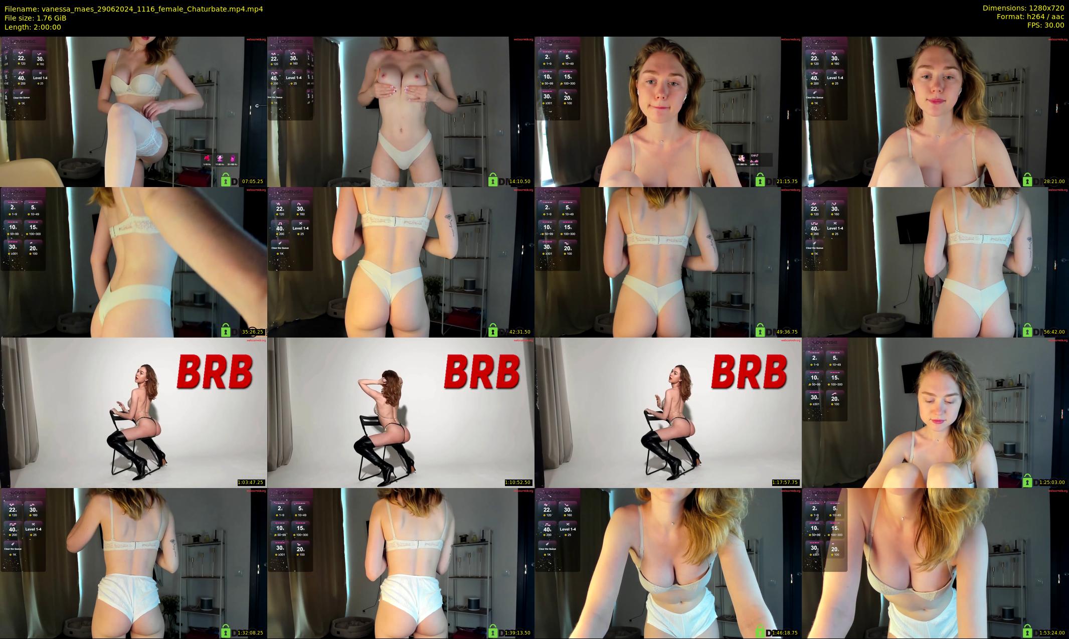 vanessa_maes — 120 minute Chaturbate female cam show recording, 720p, Jun 29, 2024