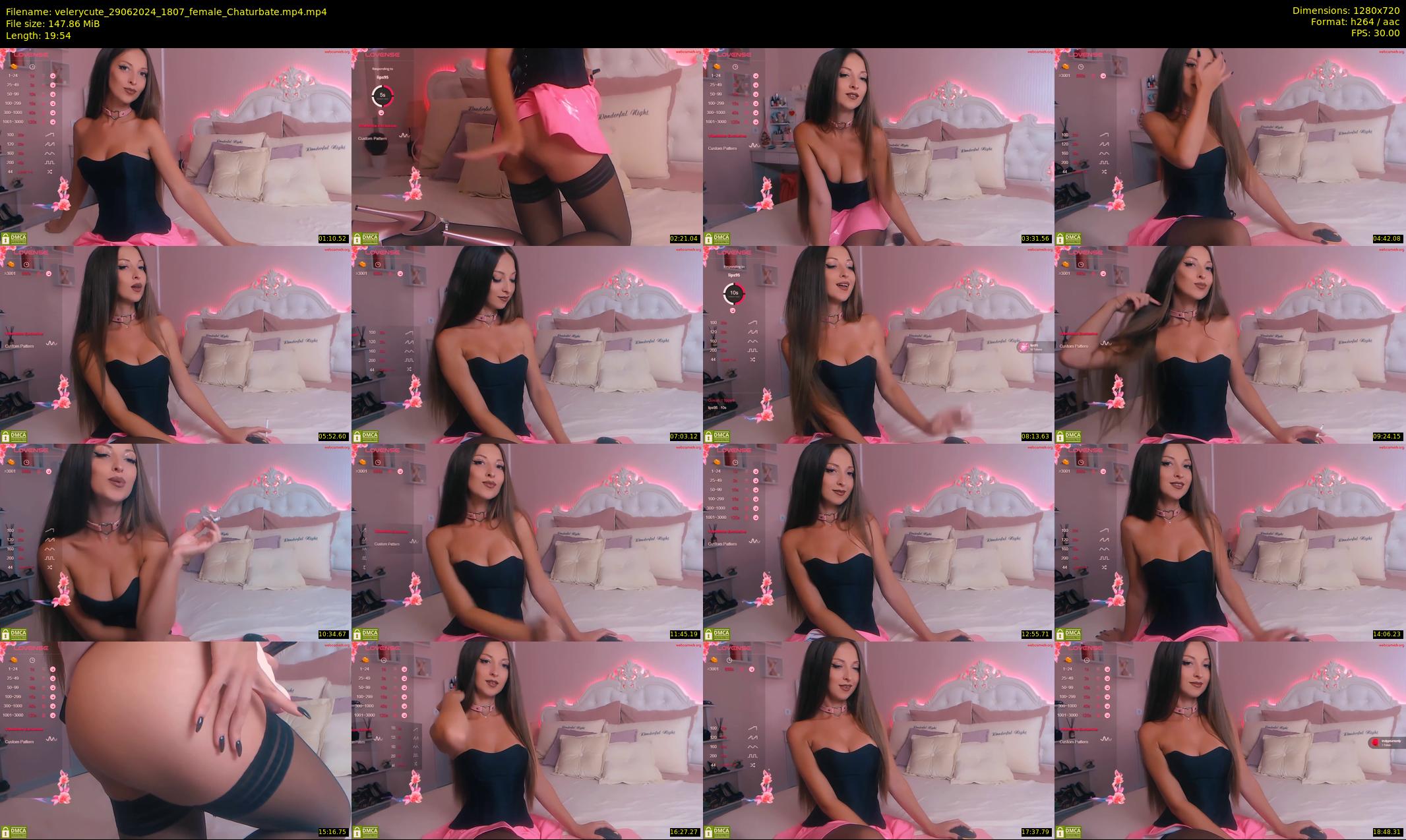velerycute — 20 minute Chaturbate female cam show recording, 720p, Jun 29, 2024