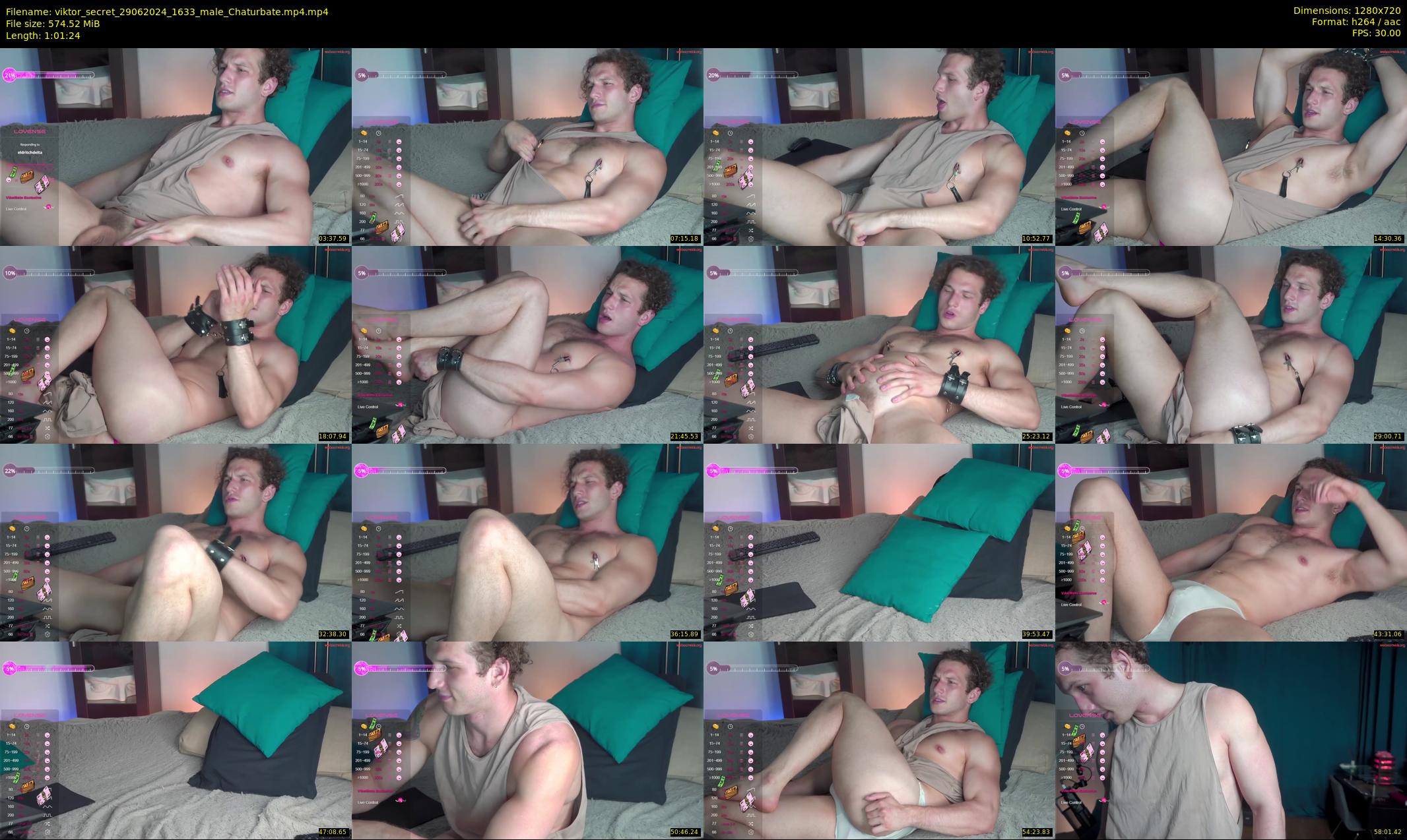 viktor_secret — 62 minute Chaturbate male cam show recording, 720p, Jun 29, 2024