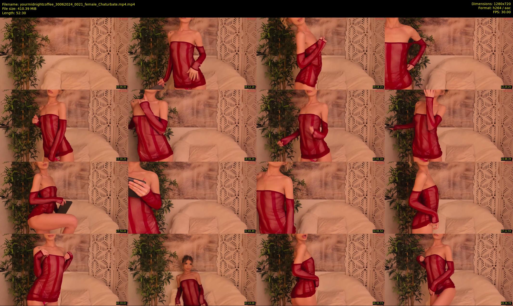 yourmidnightcoffee — 53 minute Chaturbate female cam show recording, 720p, Jun 30, 2024