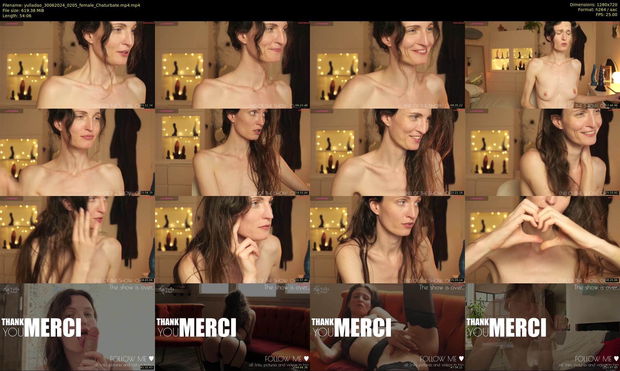yulladao — 55 minute Chaturbate female cam show recording, 720p, Jun 30, 2024