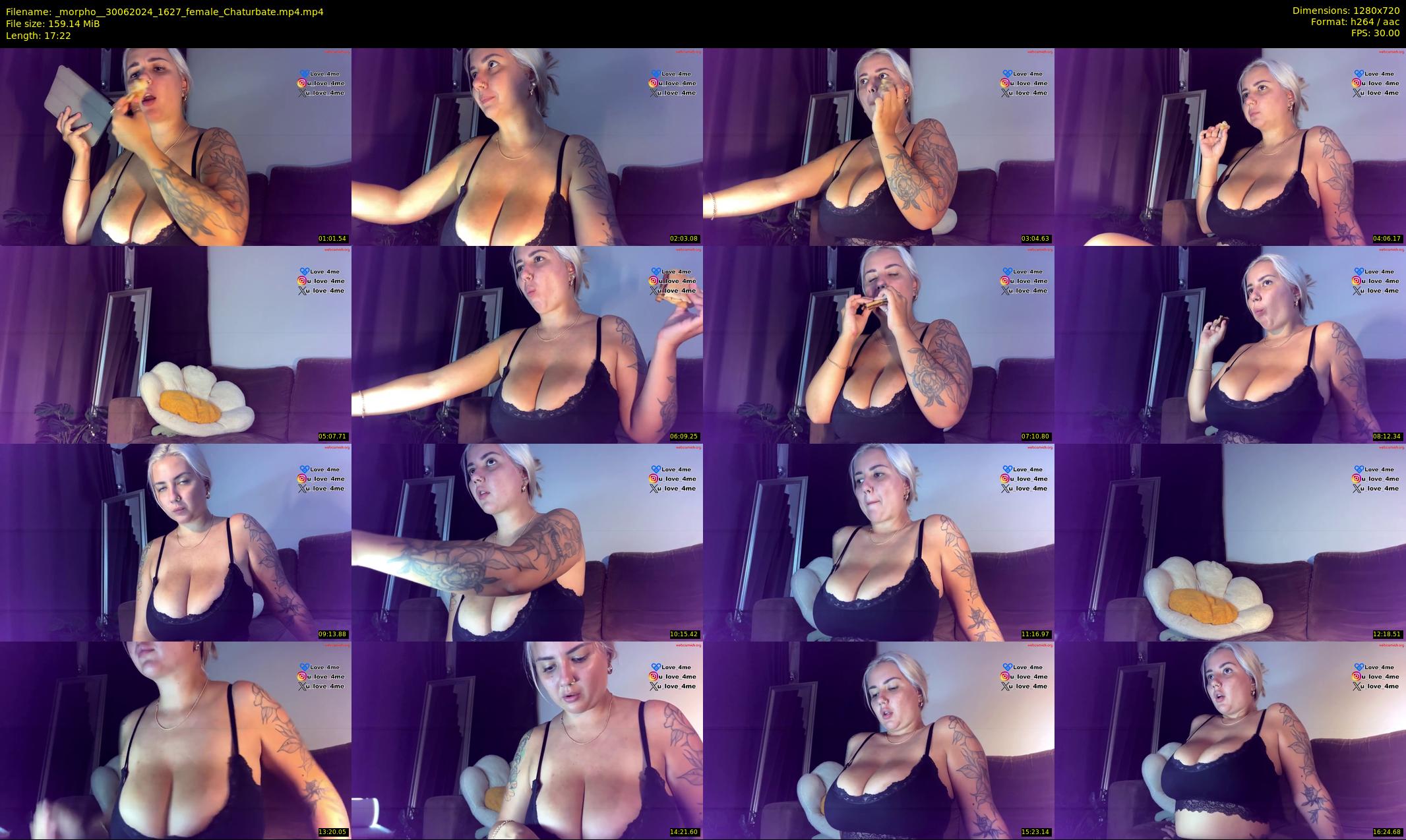 _morpho_ — 18 minute Chaturbate female cam show recording, 720p, Jun 30, 2024
