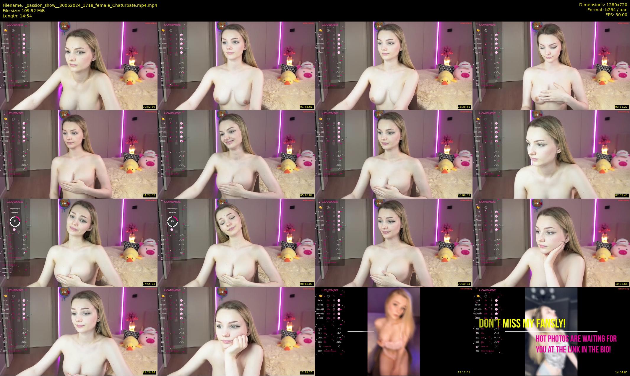 _passion_show_ — 15 minute Chaturbate couple cam show recording, 720p, Jun 30, 2024